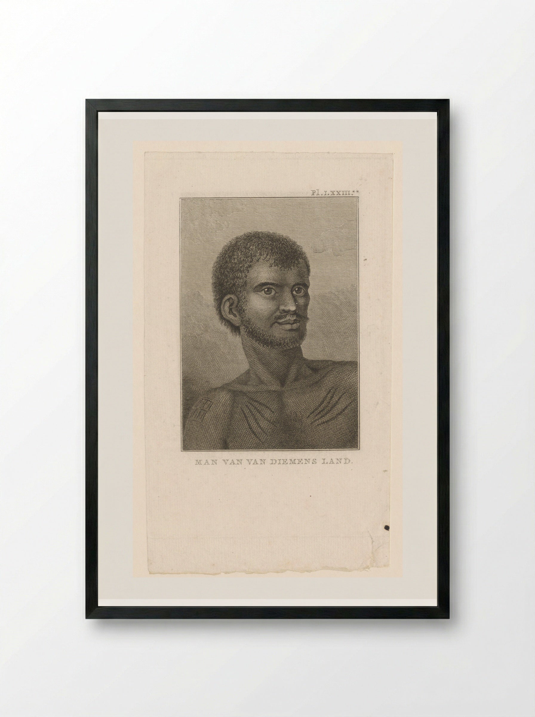 Man van Van Diemens Land - Diverse Vervaardigers - Framed Print Black