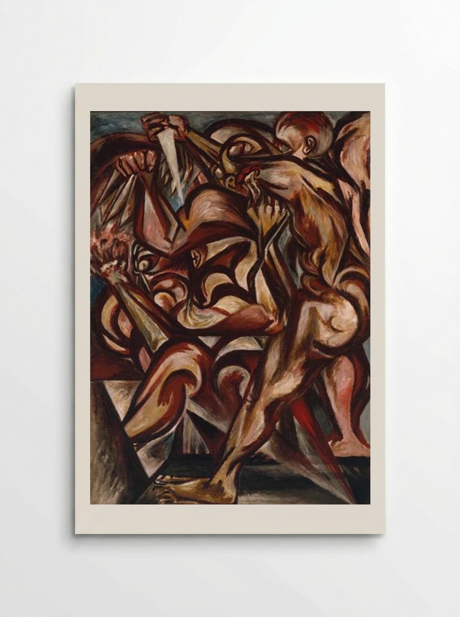 Man with Knife - Jackson Pollock - Poster