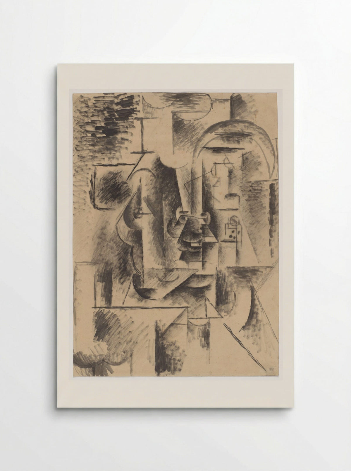 Man with a Pipe - Pablo Picasso - Poster