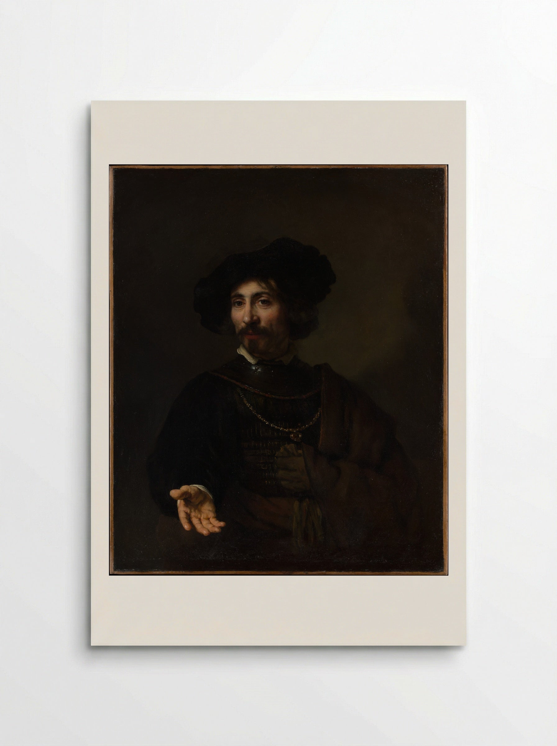 Man with a Steel Gorget - Rembrandt van Rijn - Poster