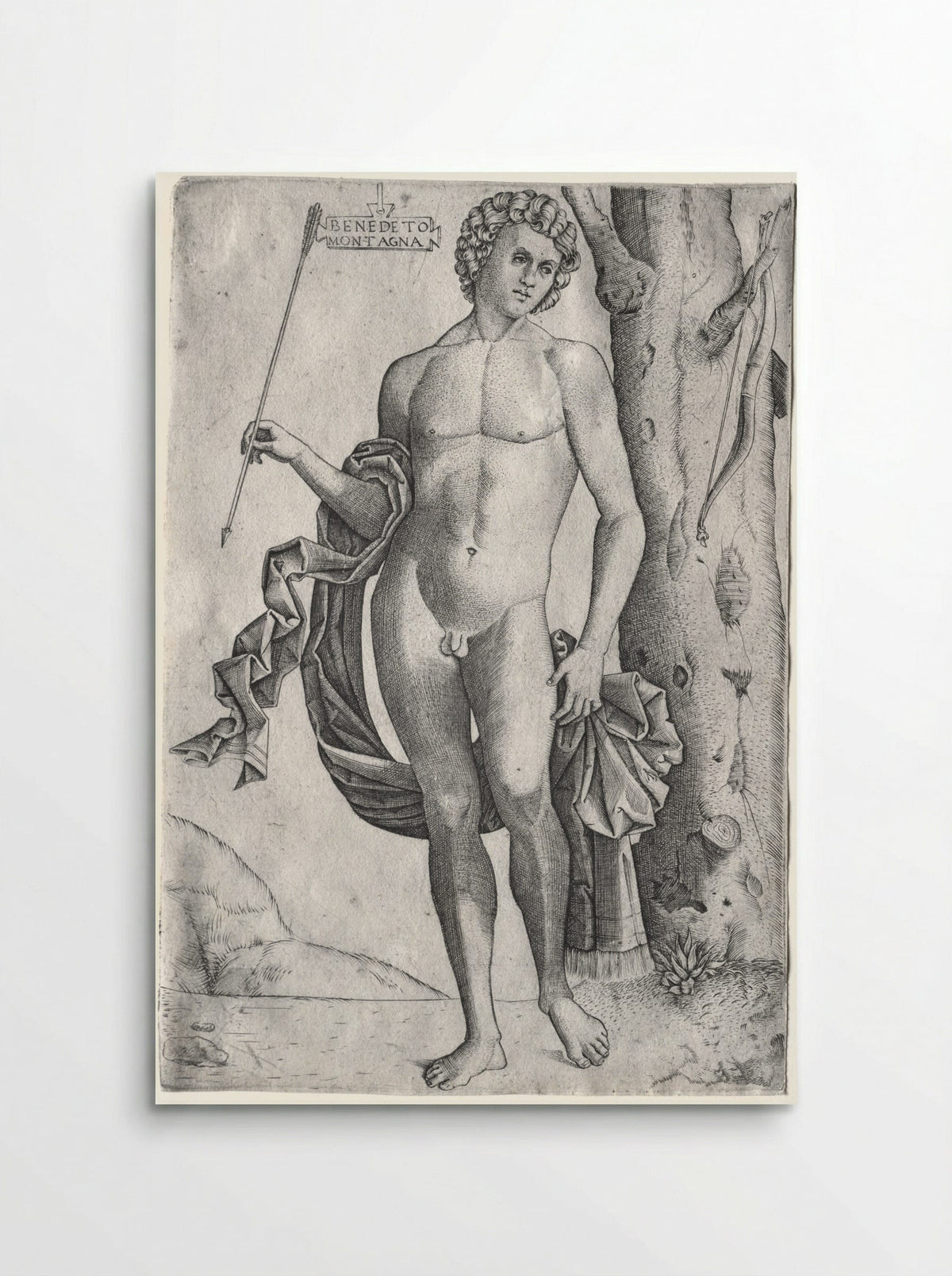 Man with an Arrow - Benedetto Montagna - Poster