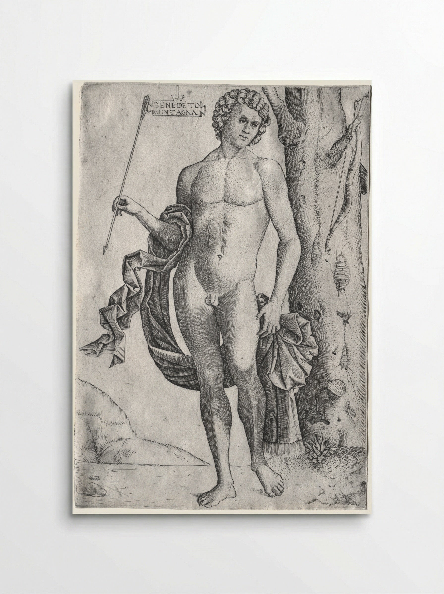 Man with an Arrow - Benedetto Montagna - Poster