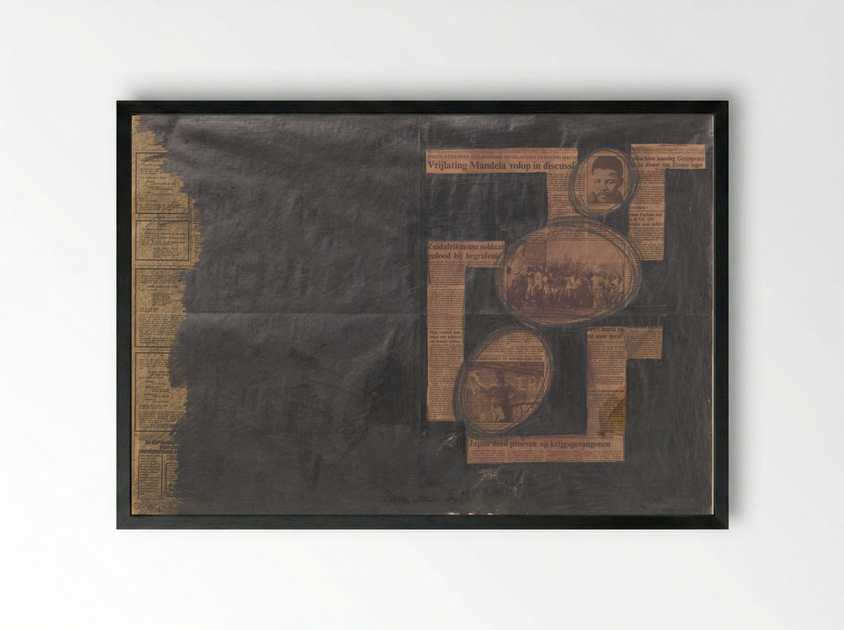 Mandela Astraal - Kees de Goede - Framed Print Black