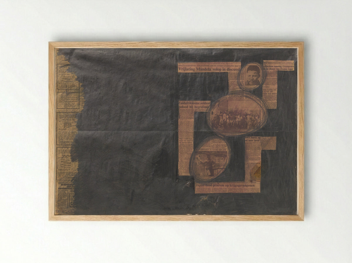 Mandela Astraal - Kees de Goede - Framed Print Wood