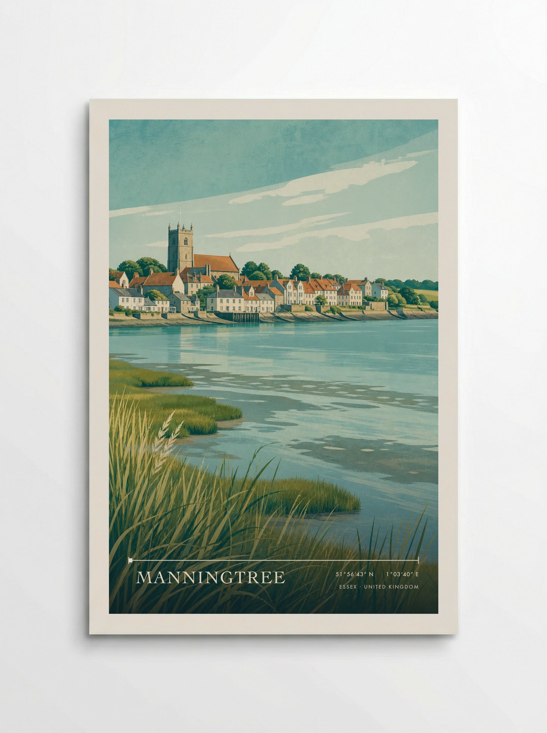 Manningtree Essex United Kingdom Travel Poster - Poster