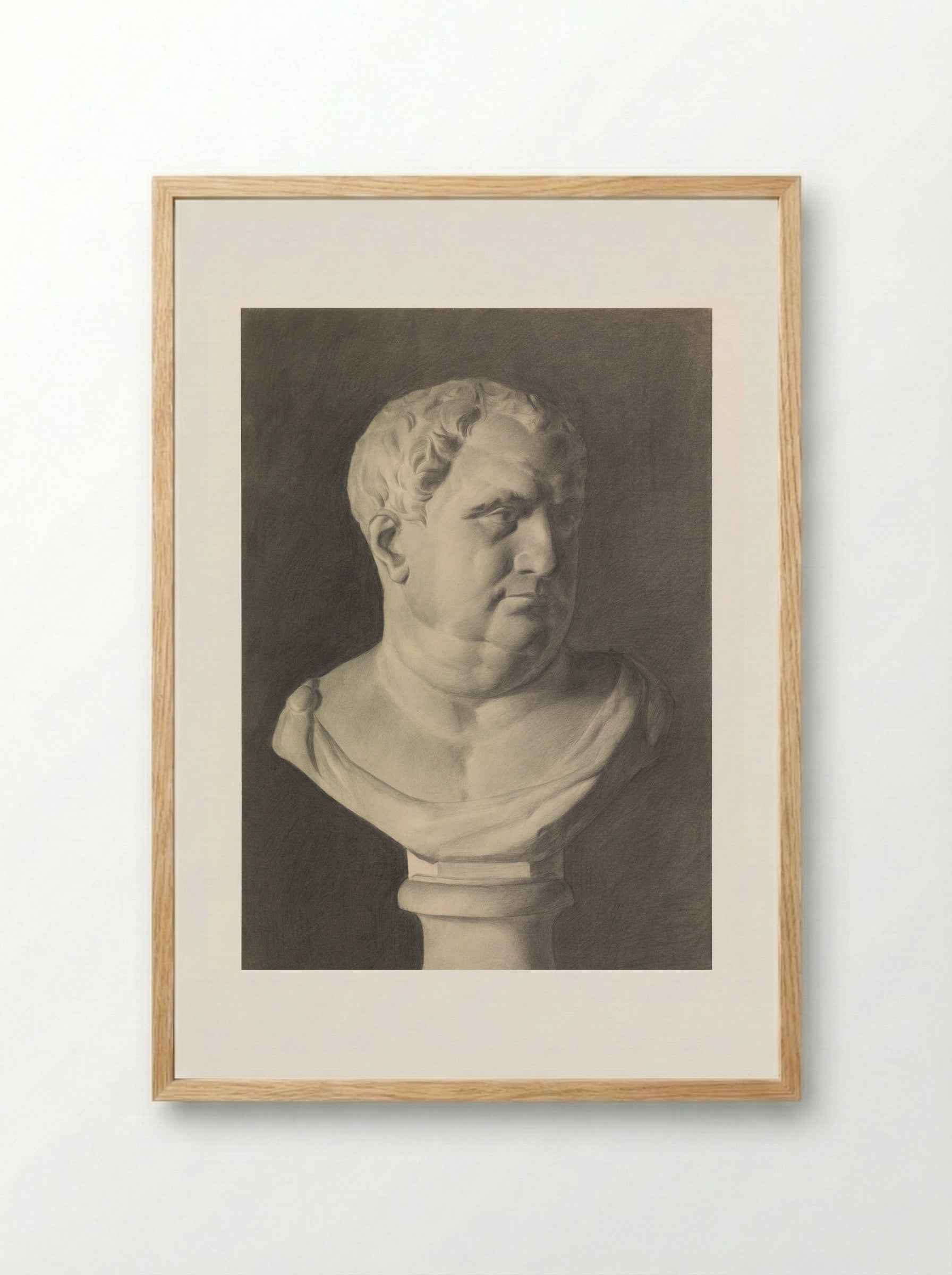 Mansbuste - Agnieta Cornelia Gijswijt - Framed Print Wood