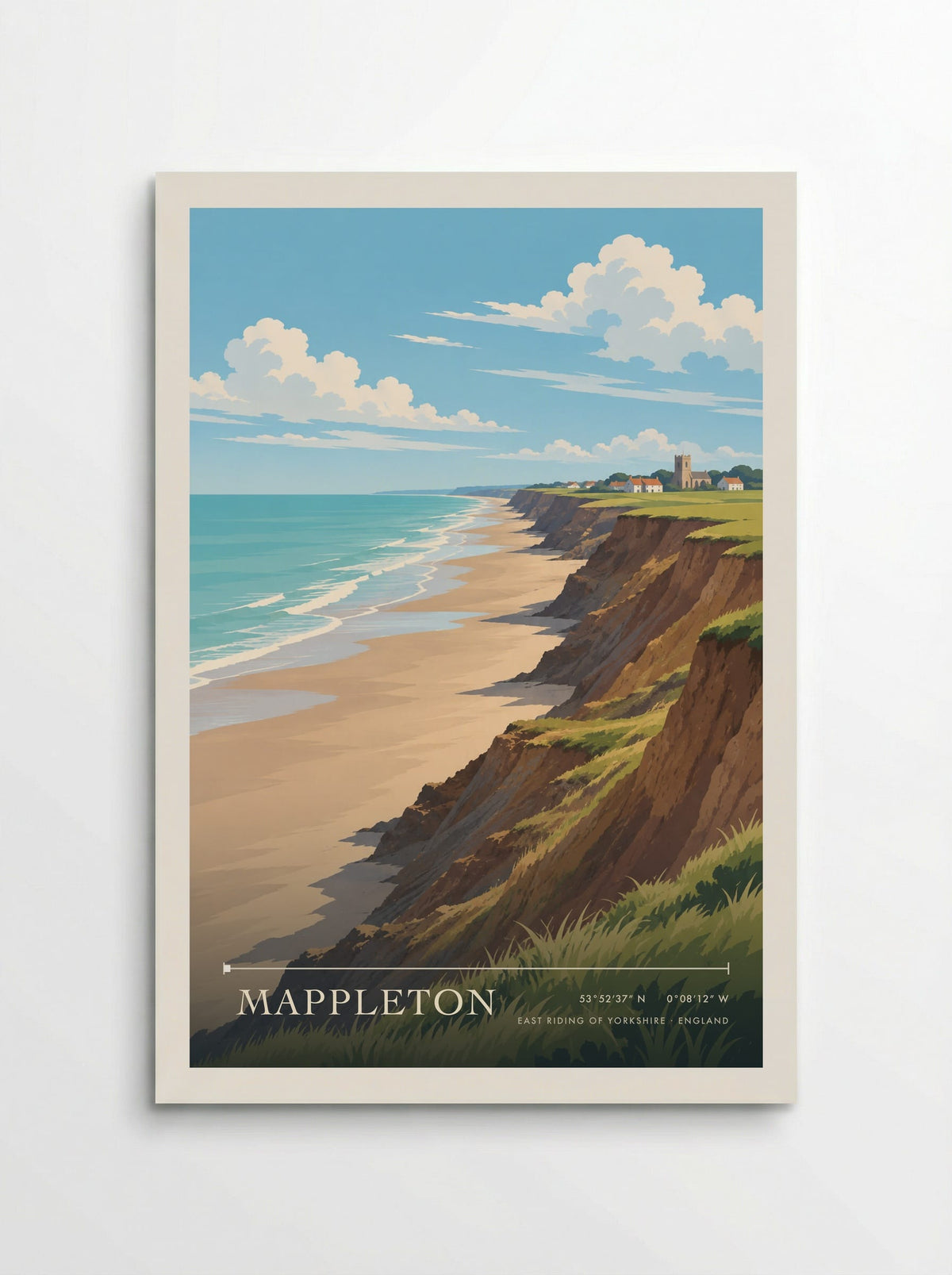 Mappleton, East Riding of Yorkshire | Travel Poster - Poster