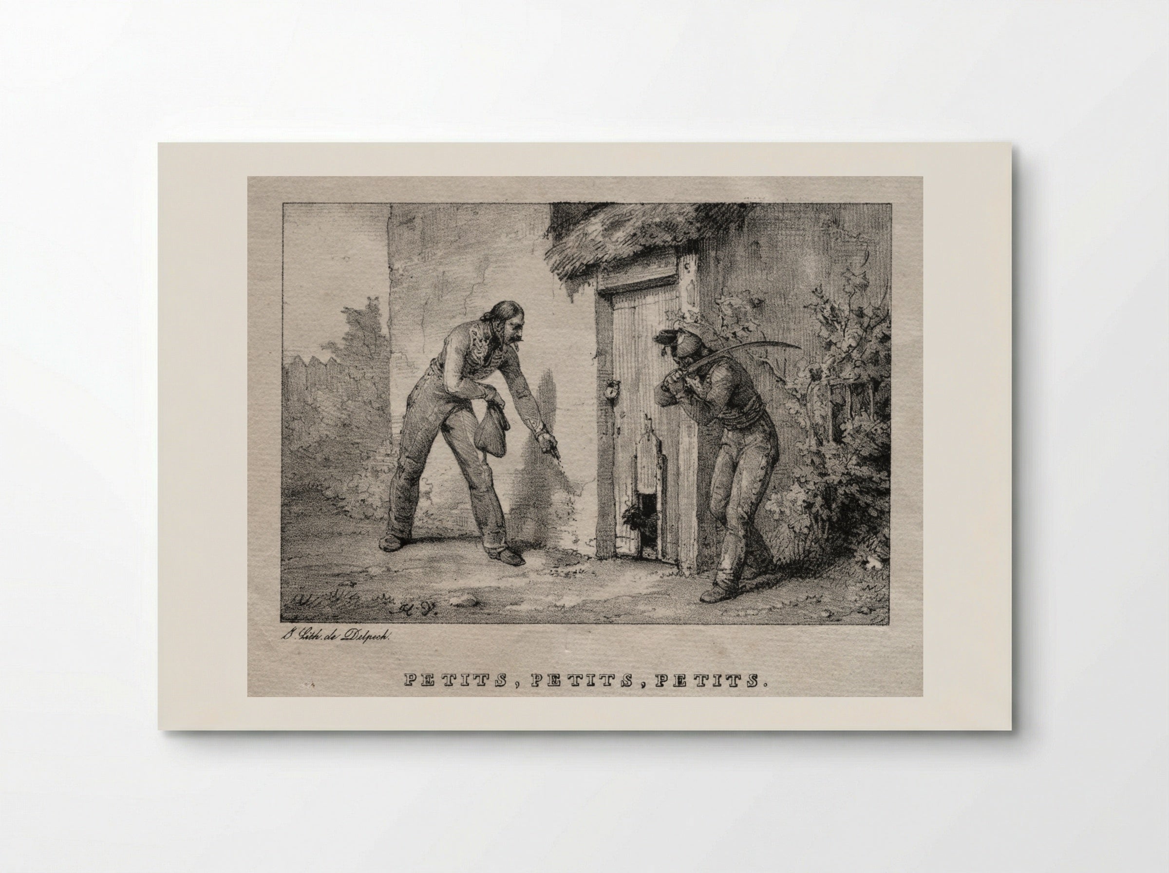Marauders (Maraudeurs. Petits! Petits! Petits!) - Horace Vernet - Poster