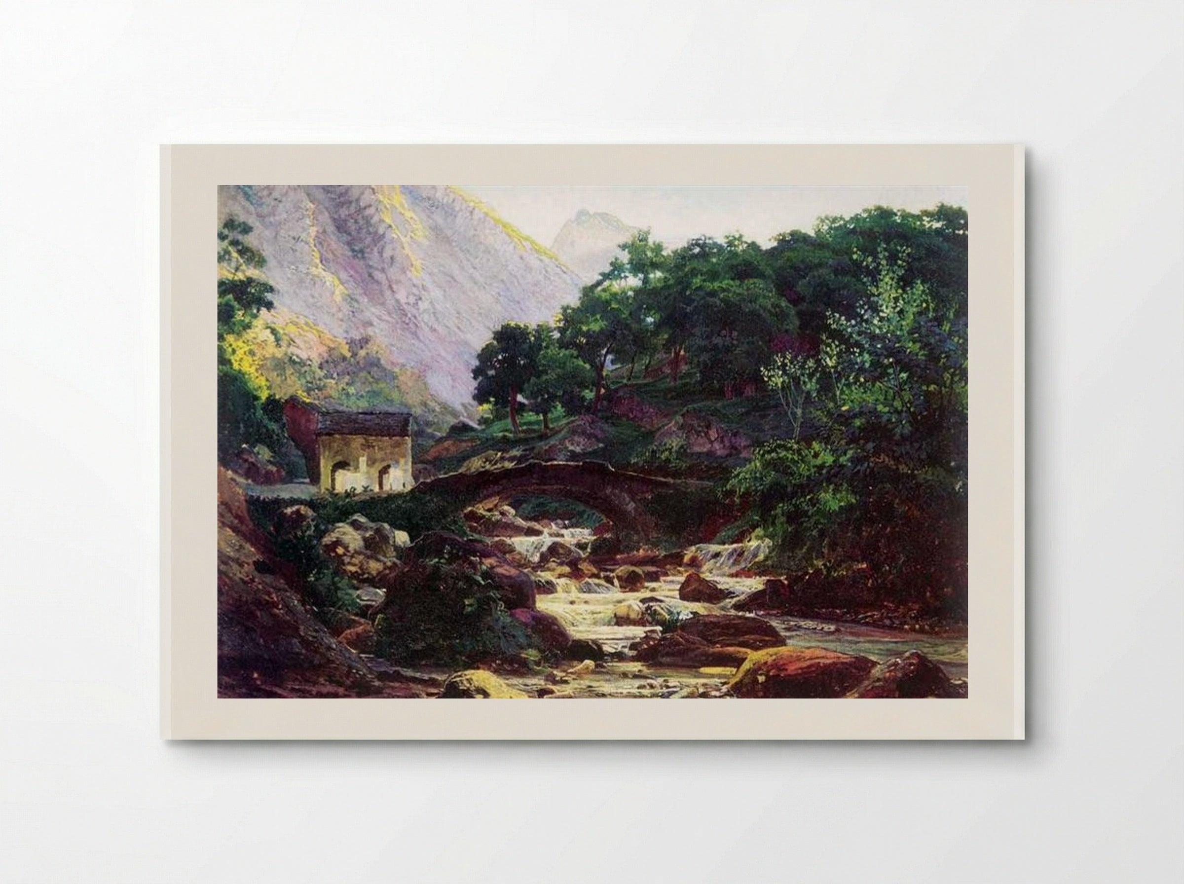Marble Saw in Carrara - Nikolai Ge - Poster