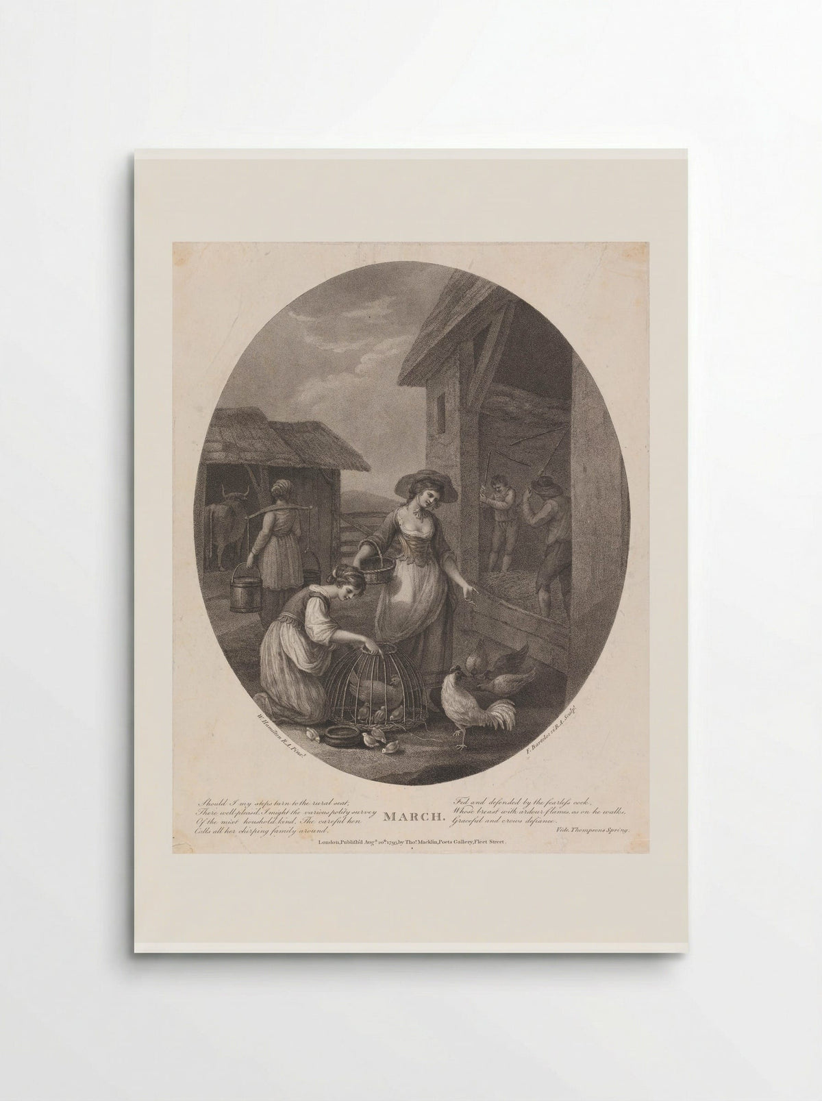 March - Francesco Bartolozzi - Poster