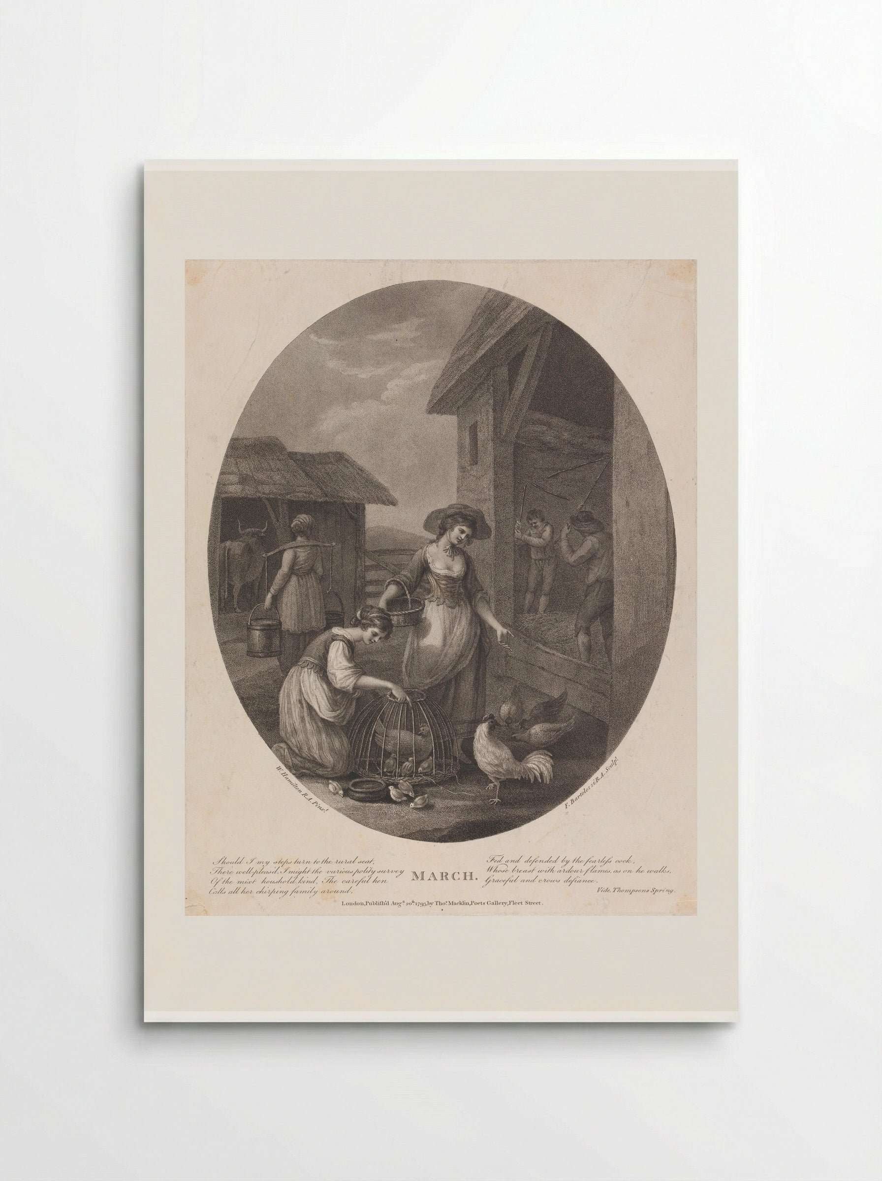 March - Francesco Bartolozzi - Poster