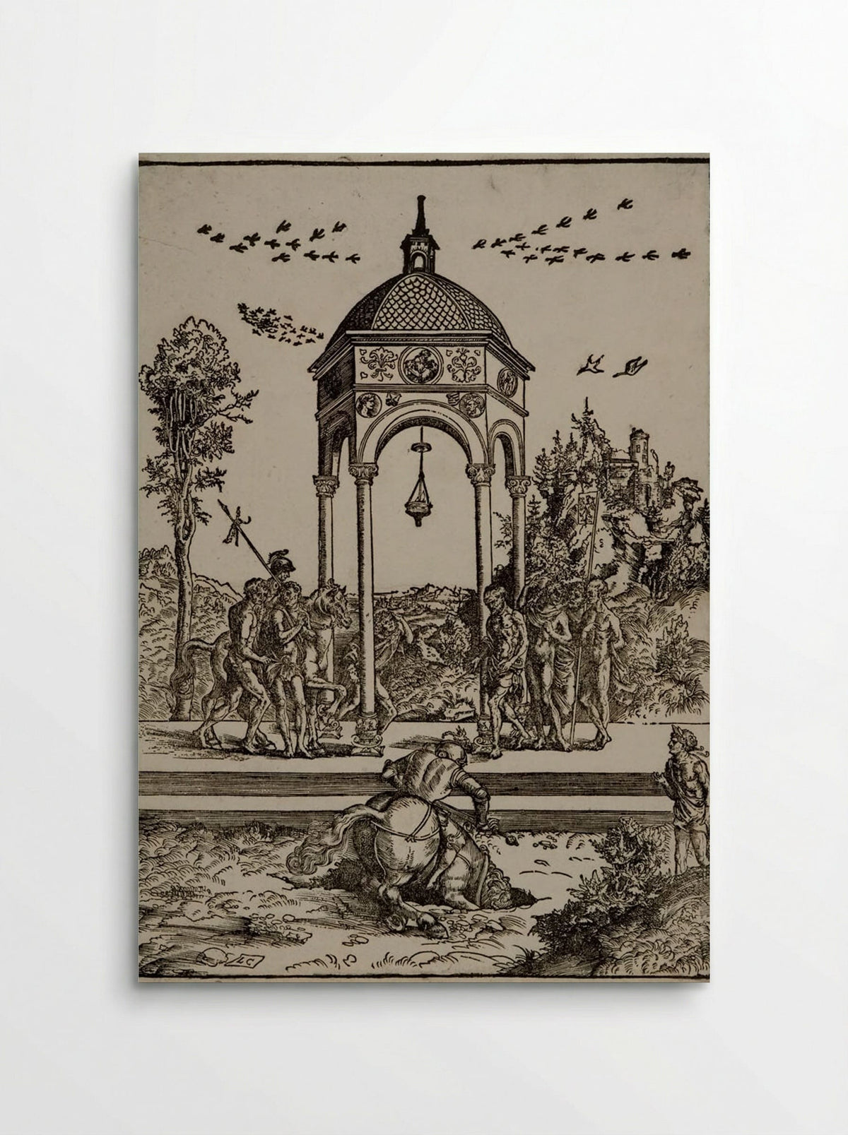 Marcus Curtius - Lucas Cranach the Elder - Poster