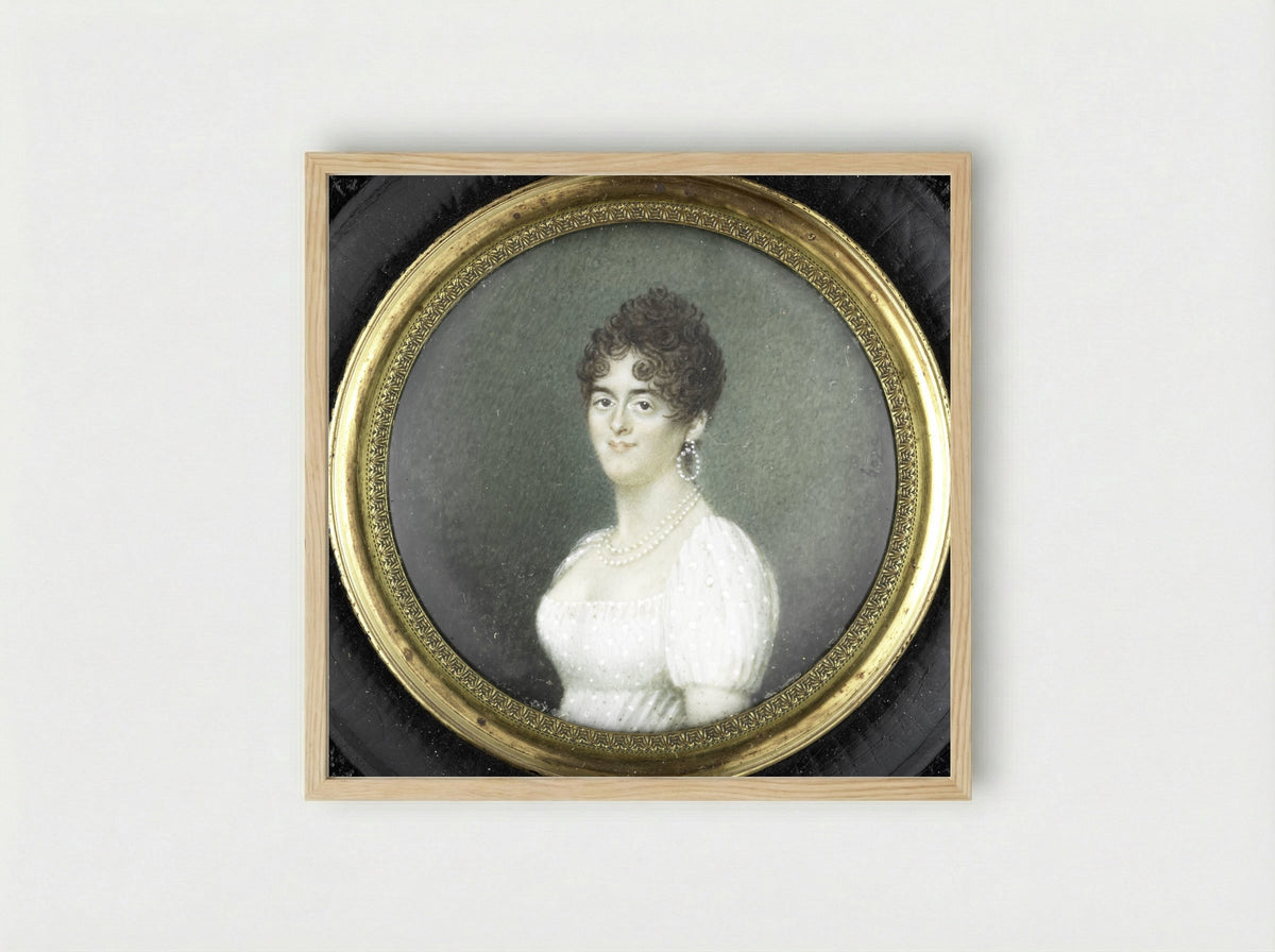 Maria Cornelia Pull - Joseph Boze - Framed Print Wood
