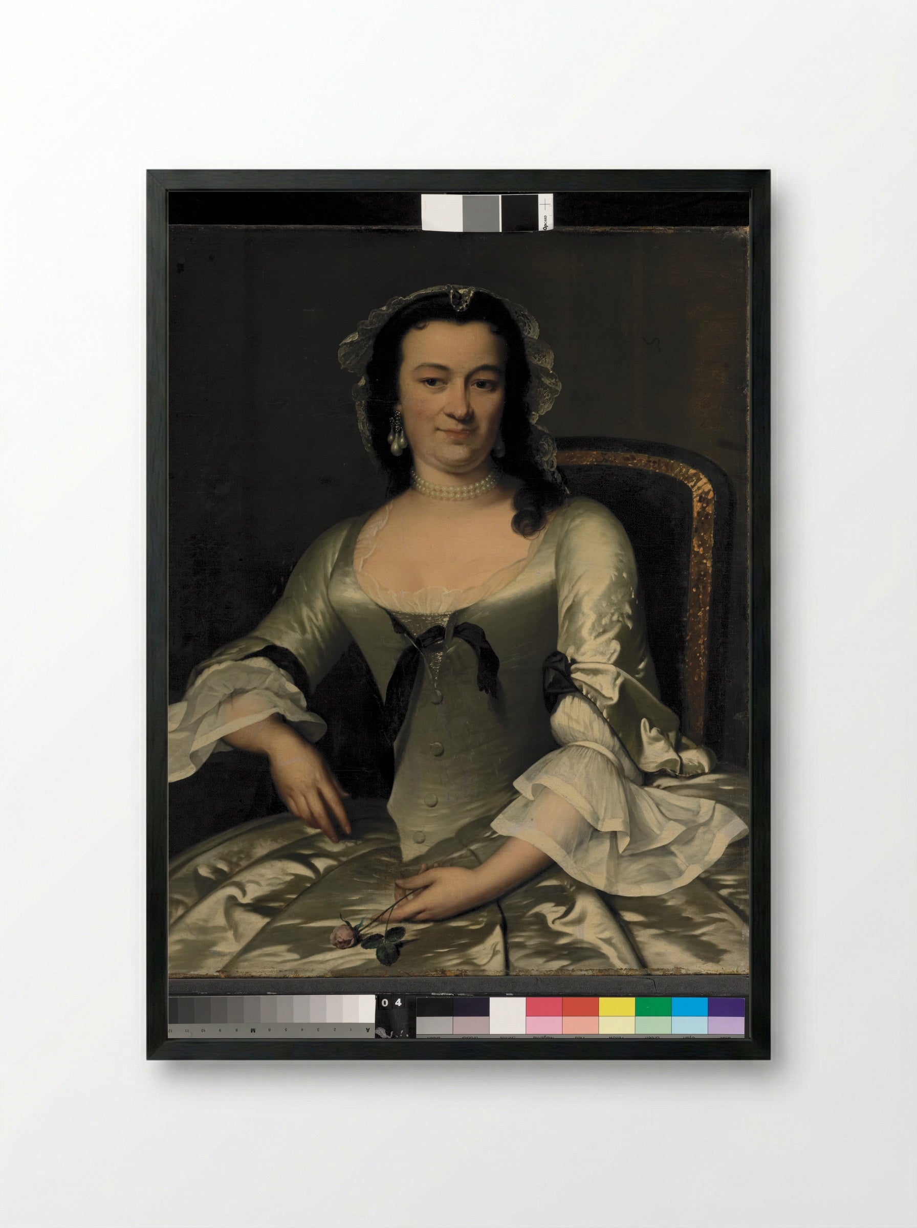 Maria Henriëtte van de Pol - Frans van der Mijn - Framed Print Black