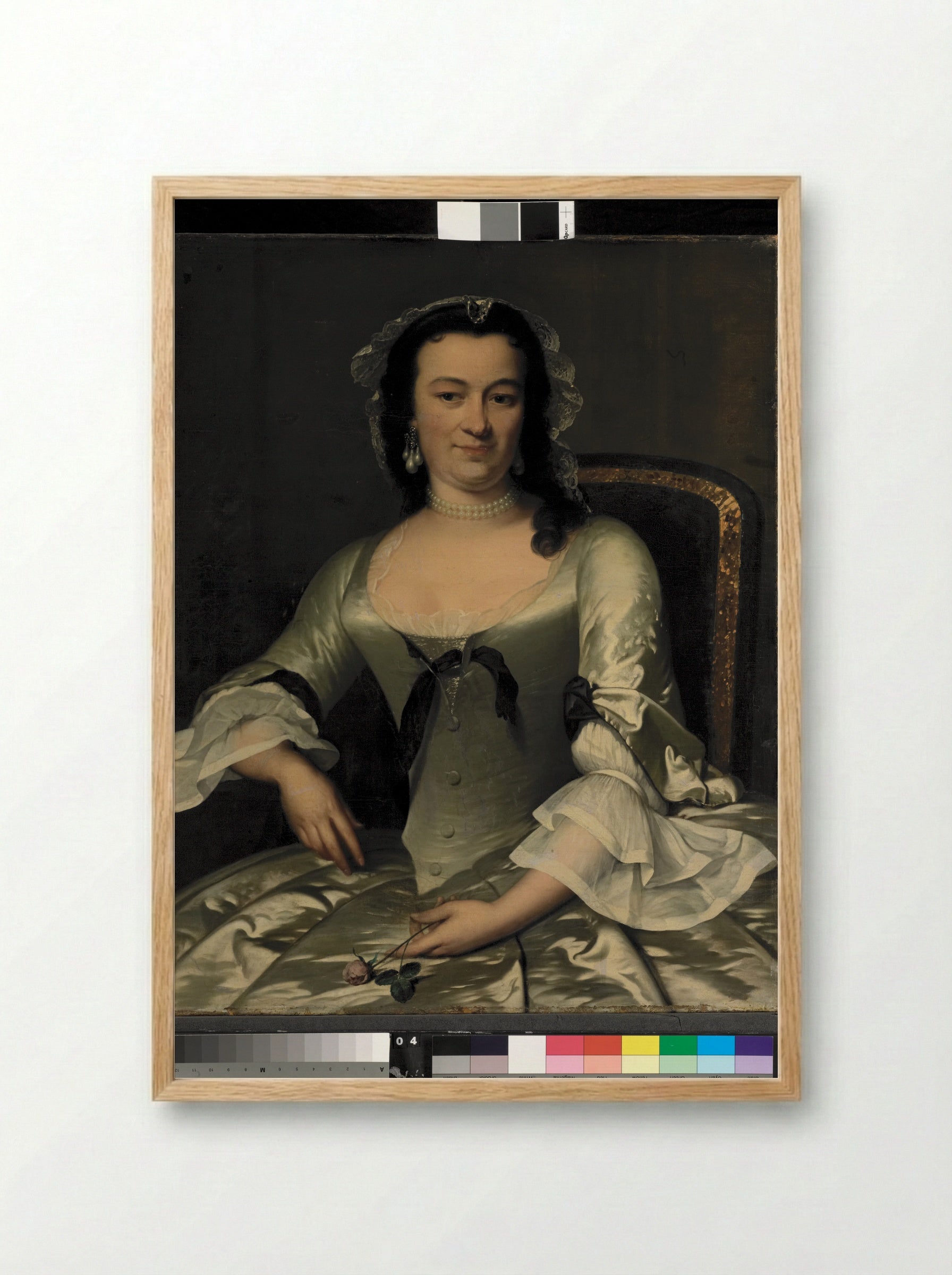 Maria Henriëtte van de Pol - Frans van der Mijn - Framed Print Wood