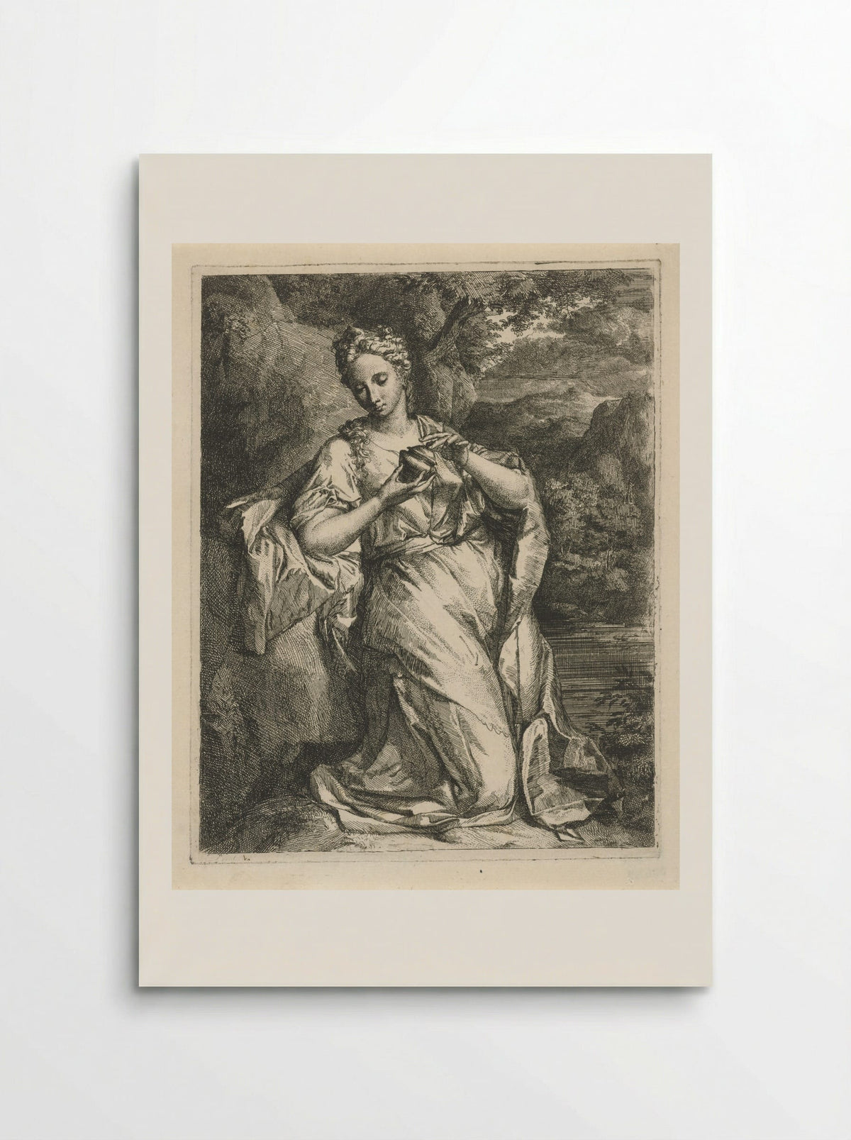Maria Magdalena met zalfpot - Hendrik van Limborch - Poster