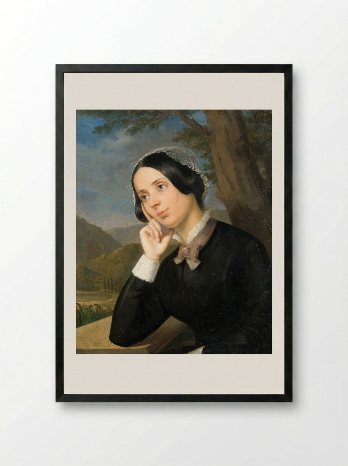 Maria Rosetti - Constantin Daniel Rosenthal - Framed Print Black