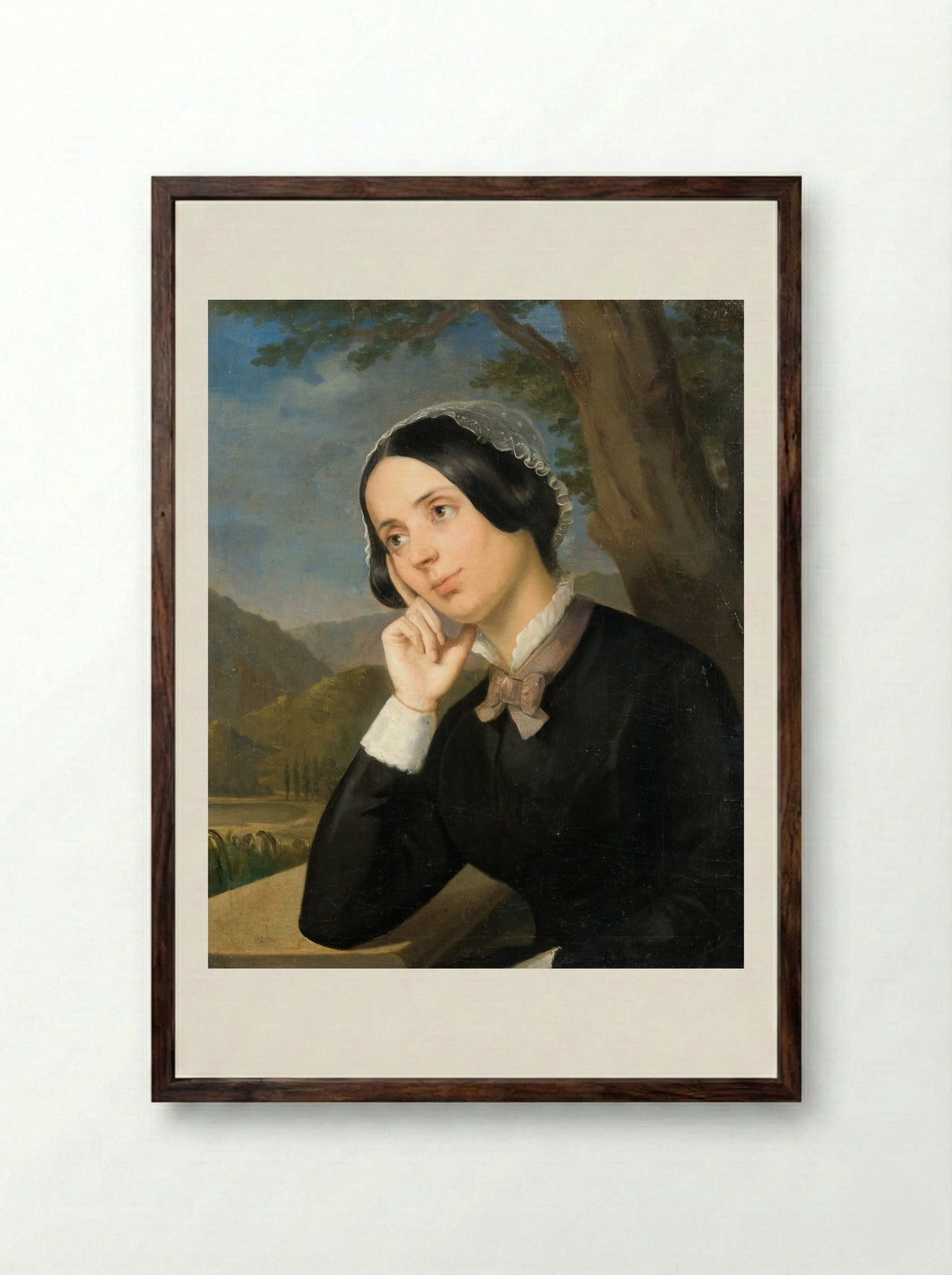 Maria Rosetti - Constantin Daniel Rosenthal - Framed Print Dark Wood