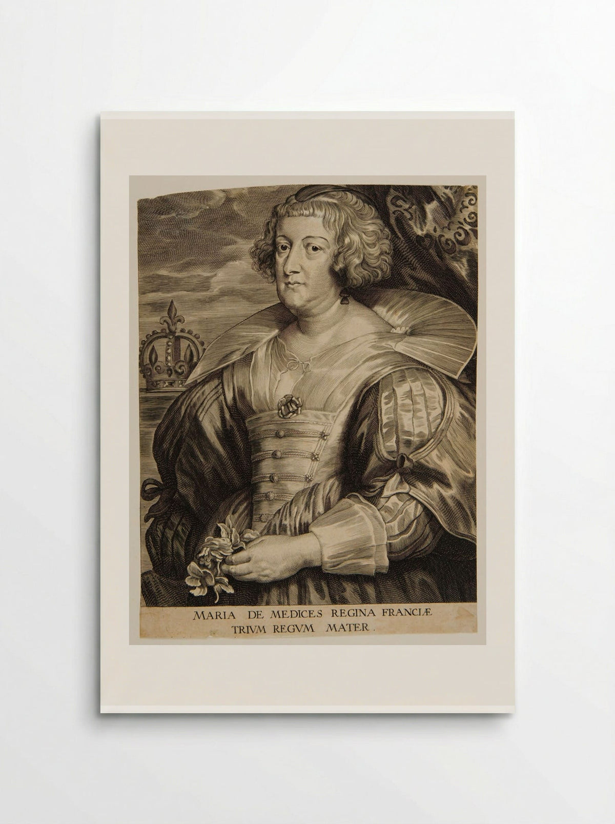 Maria de Medici, Queen of France - Paulus Pontius - Poster