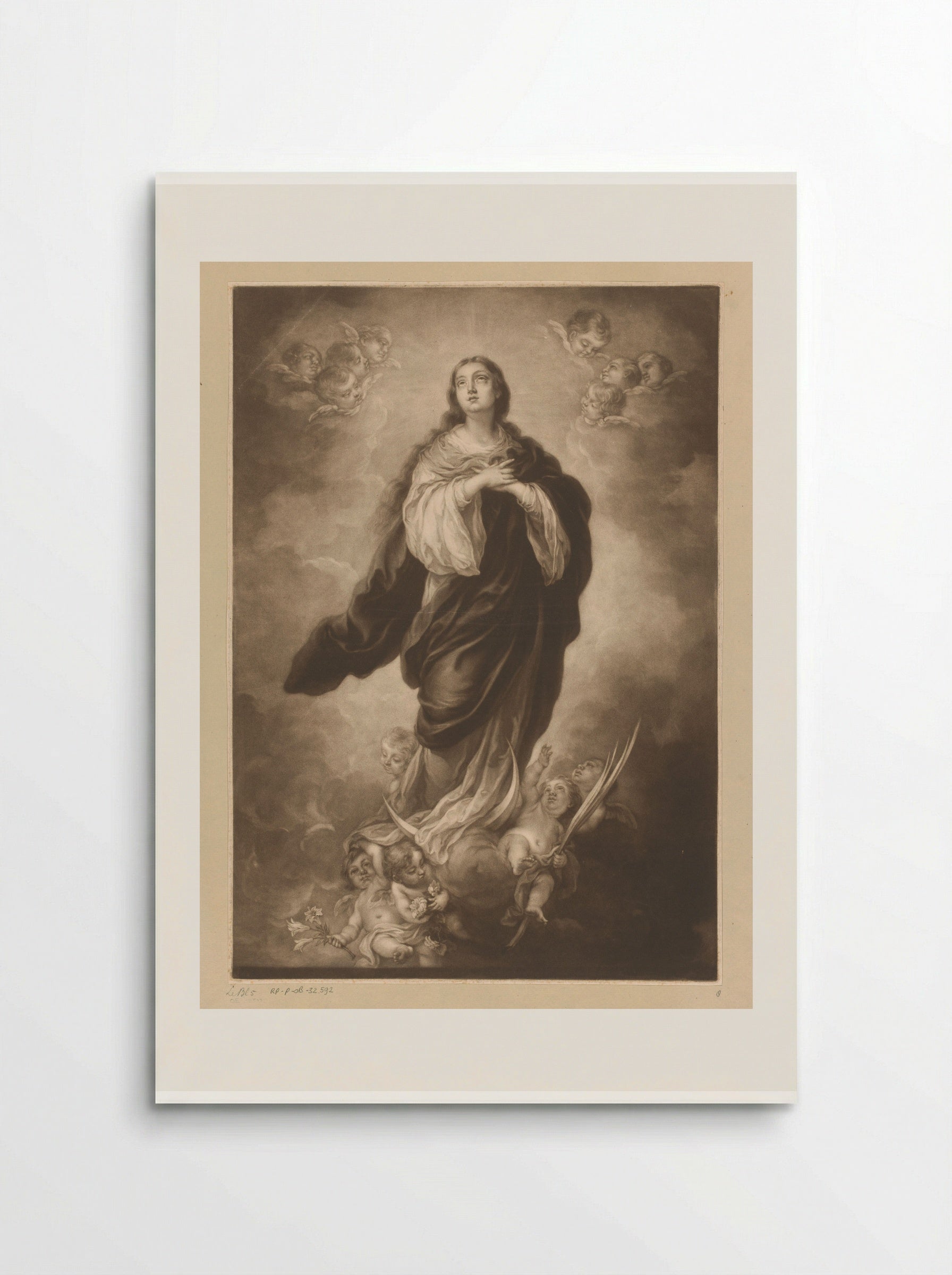 Maria van de Onbevlekte Ontvangenis - James McArdell - Poster
