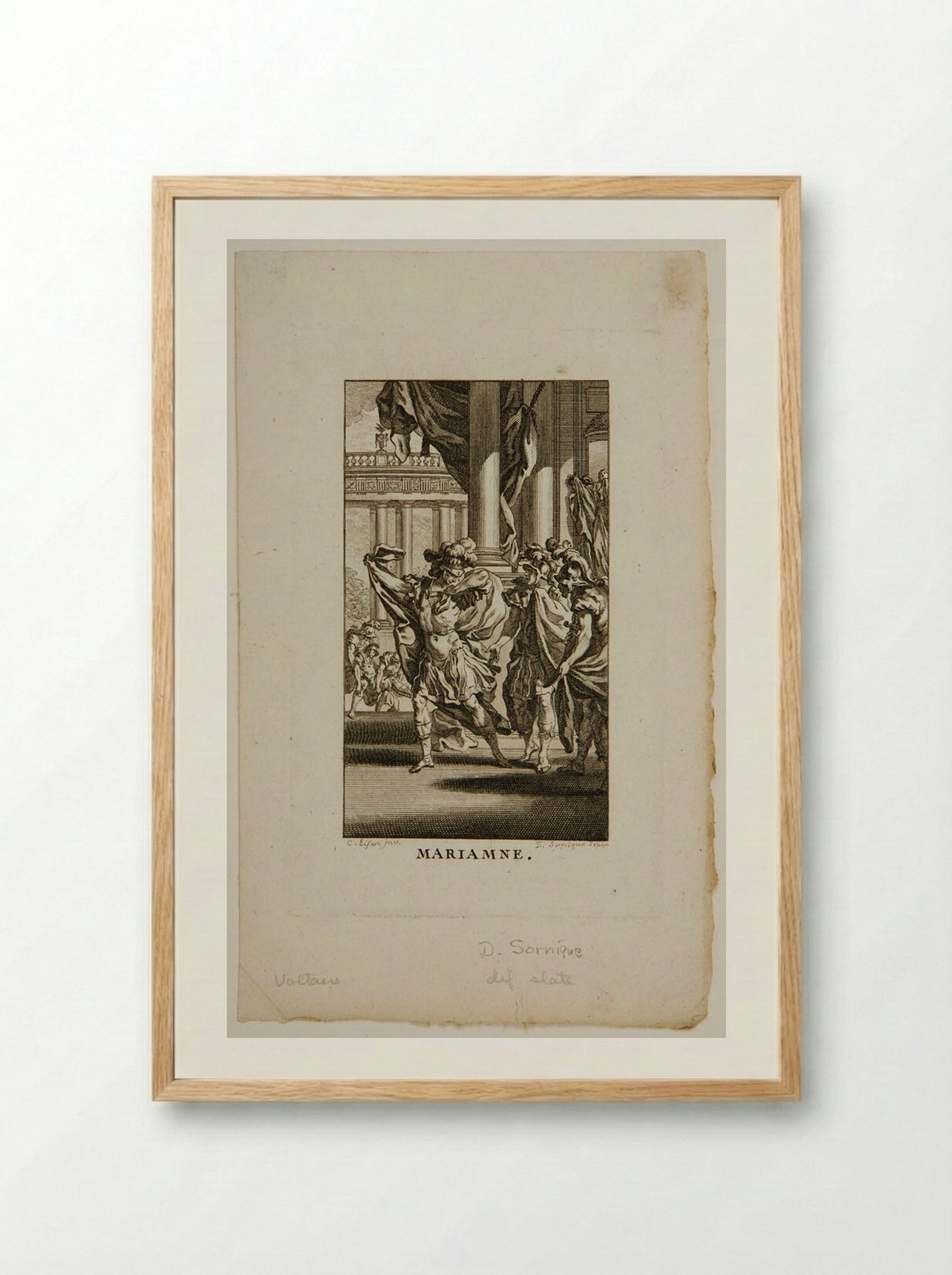 Mariamne - Dominique Sornique - Framed Print Wood