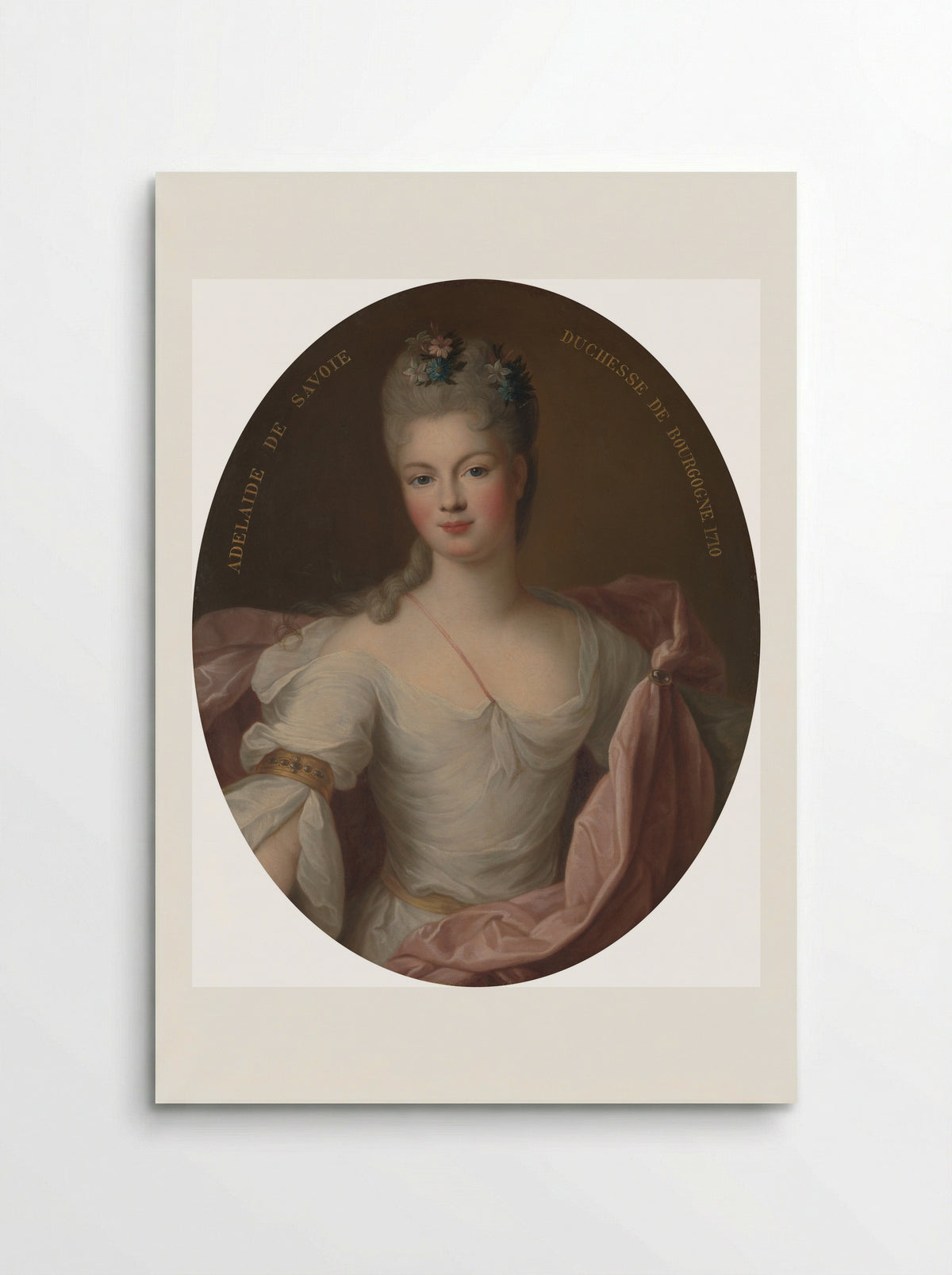 Marie Adélaïde de Savoie, Duchesse de Bourgogne - Pierre Gobert - Poster