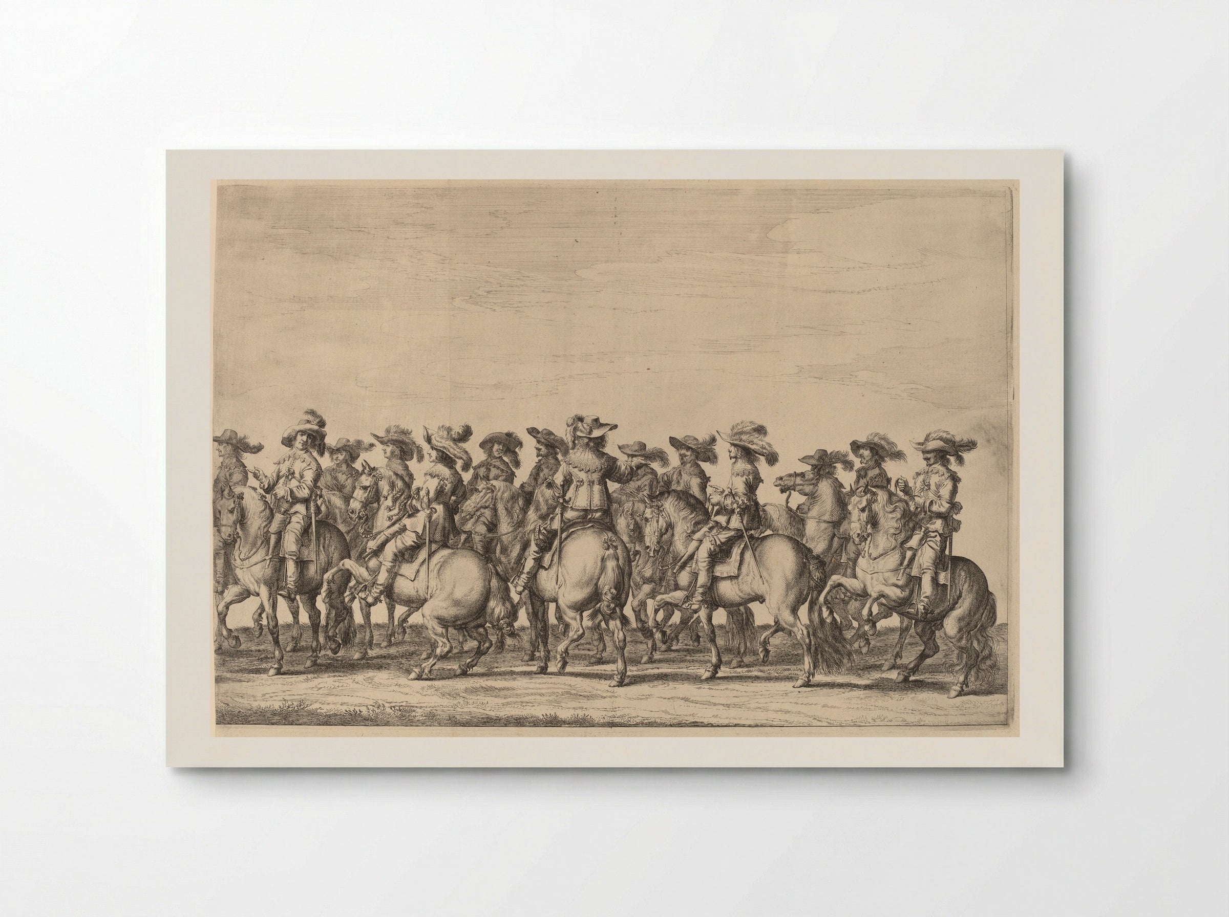 Marie de Medici in her Carriage, Surrounded by Courtiers - Pieter Nolpe - Poster