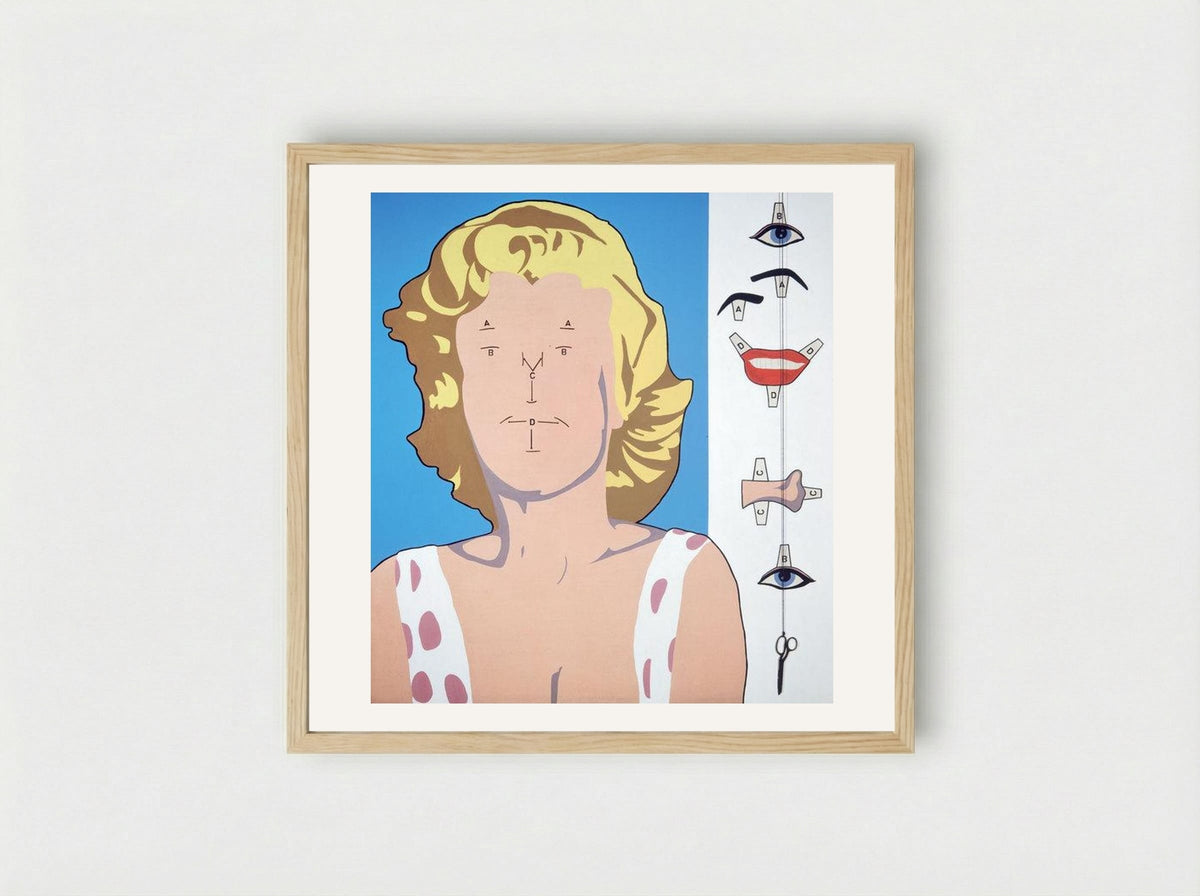 Marilyn - Allan D'Arcangelo - Framed Print Wood