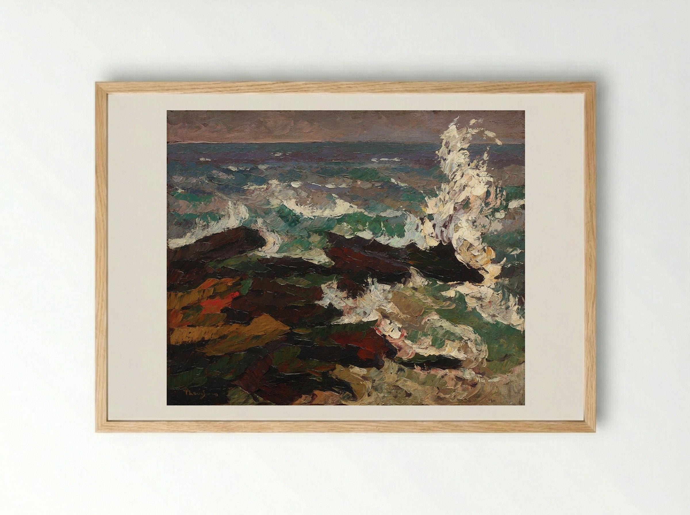 Marina - Ion Theodorescu-Sion - Framed Print Wood