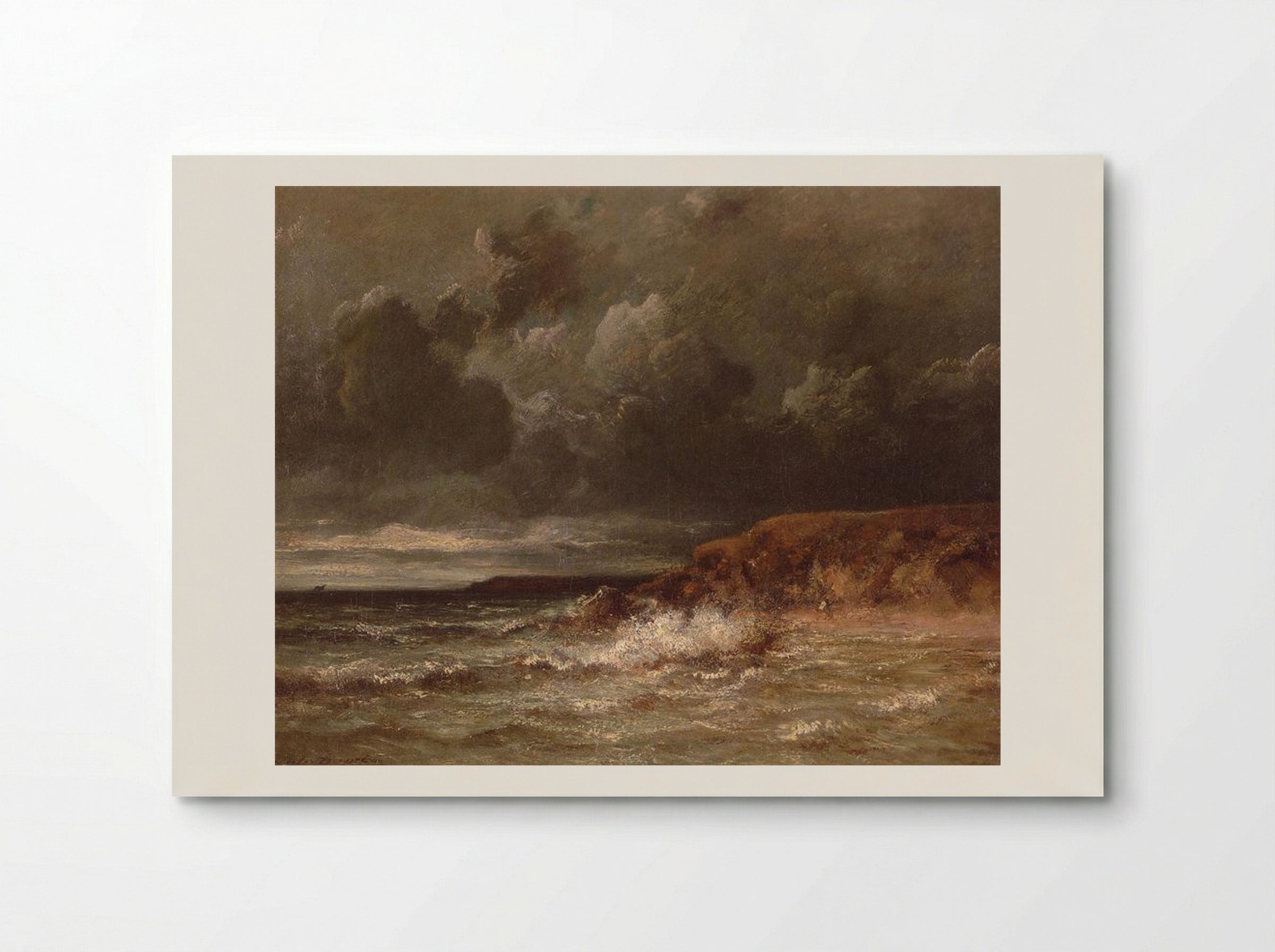 Marine Landscape (The Cape and Dunes of Saint-Quentin) - Jules Dupré - Poster