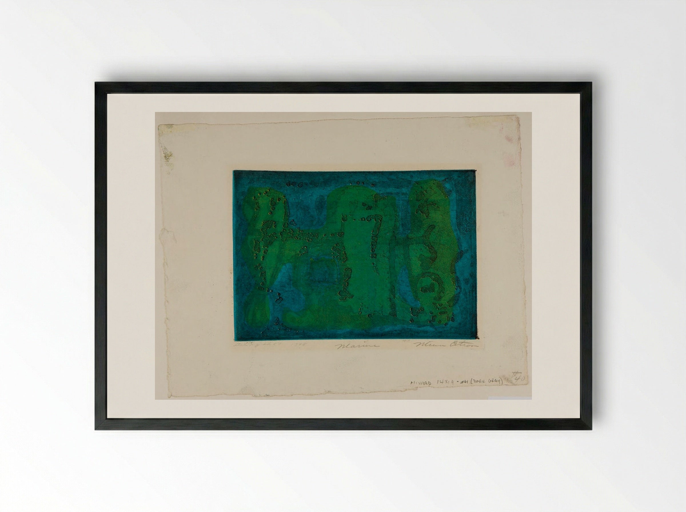 Marine - Minna Citron - Framed Print Black