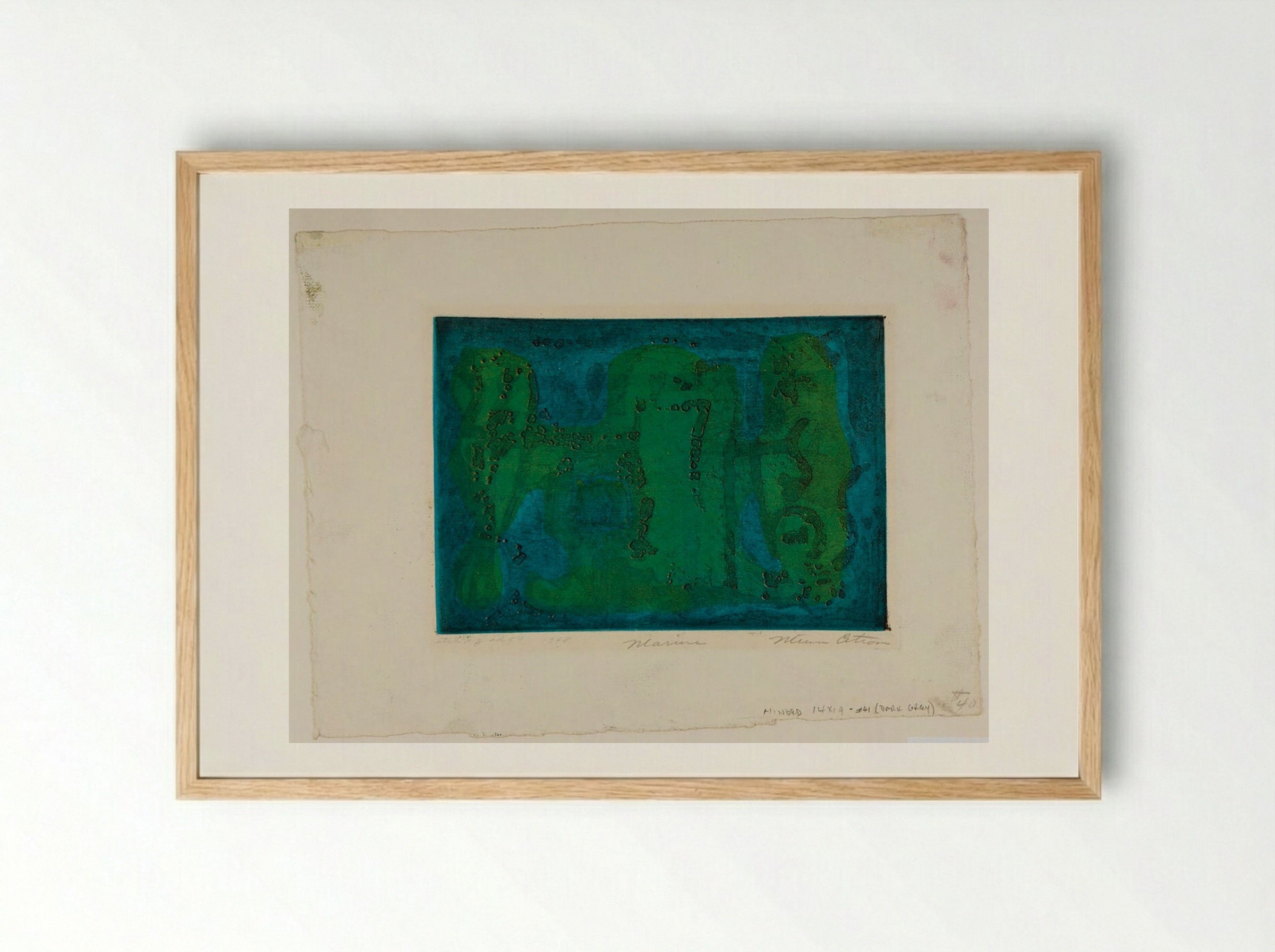 Marine - Minna Citron - Framed Print Wood