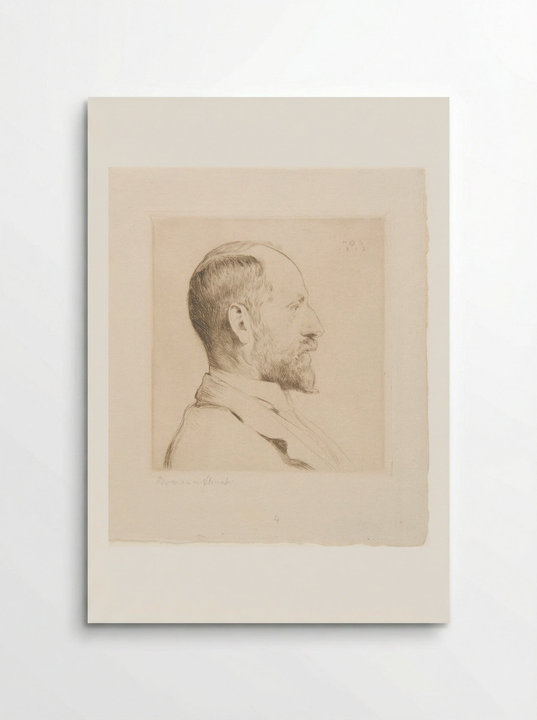 Marius Bauer - Hermann Struck - Poster