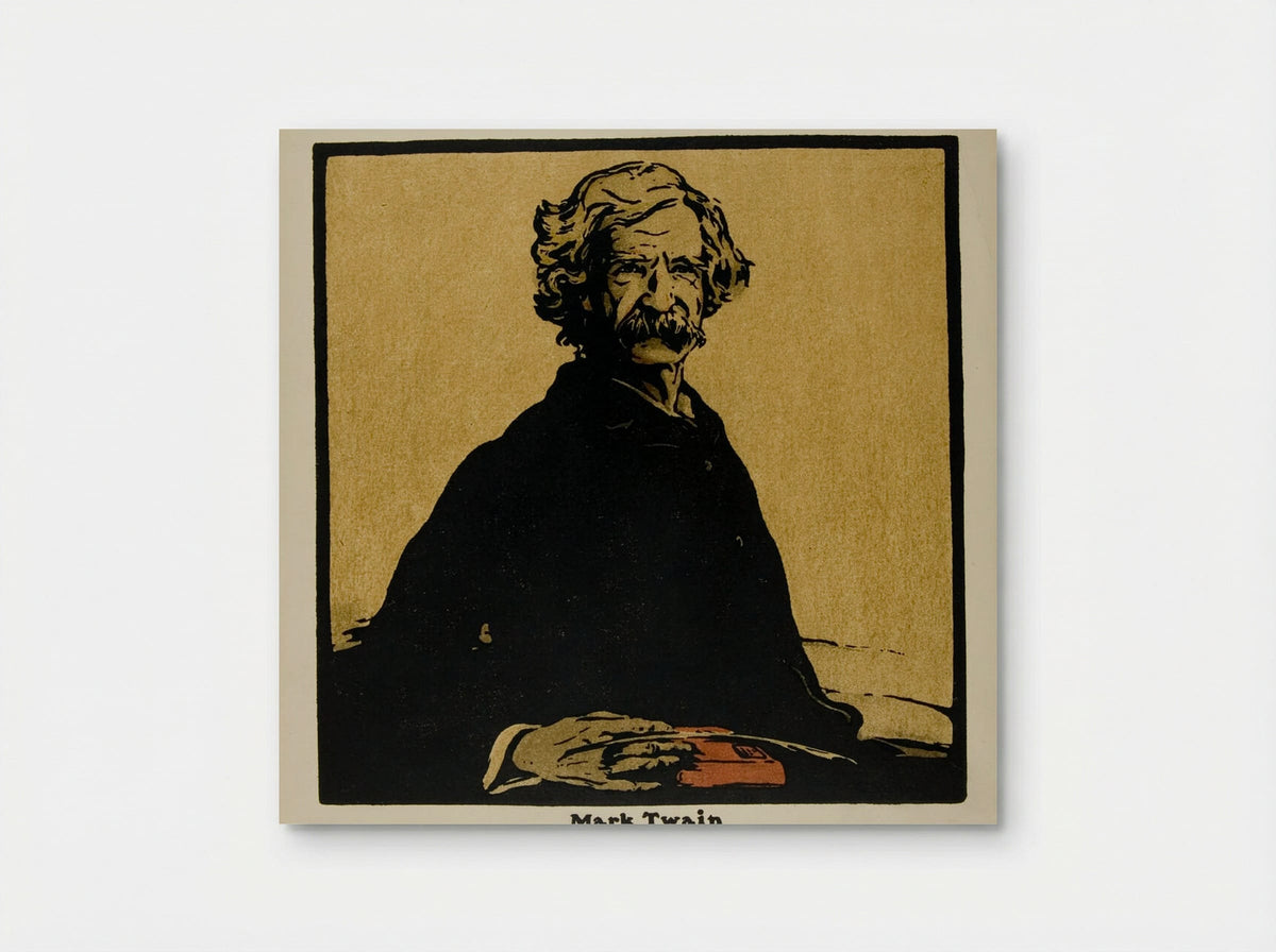 Mark Twain - William Nicholson - Poster