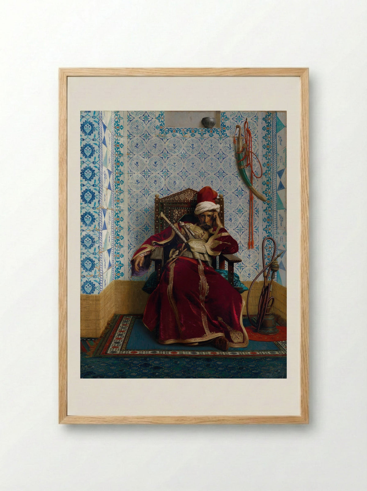 Markos Botsaris - Jean-Leon Gerome - Framed Print Wood