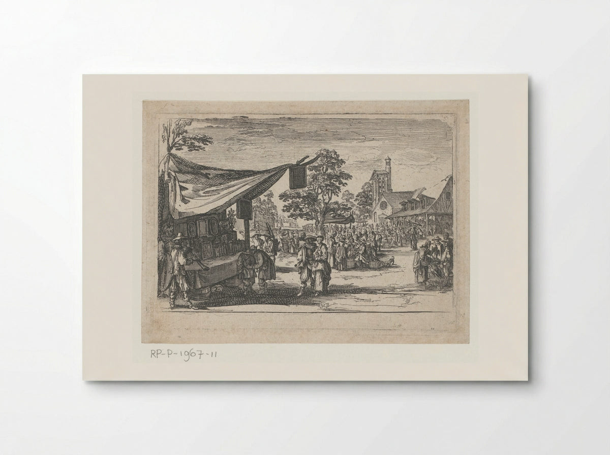 Markttafereel - Nicolas de Son - Poster