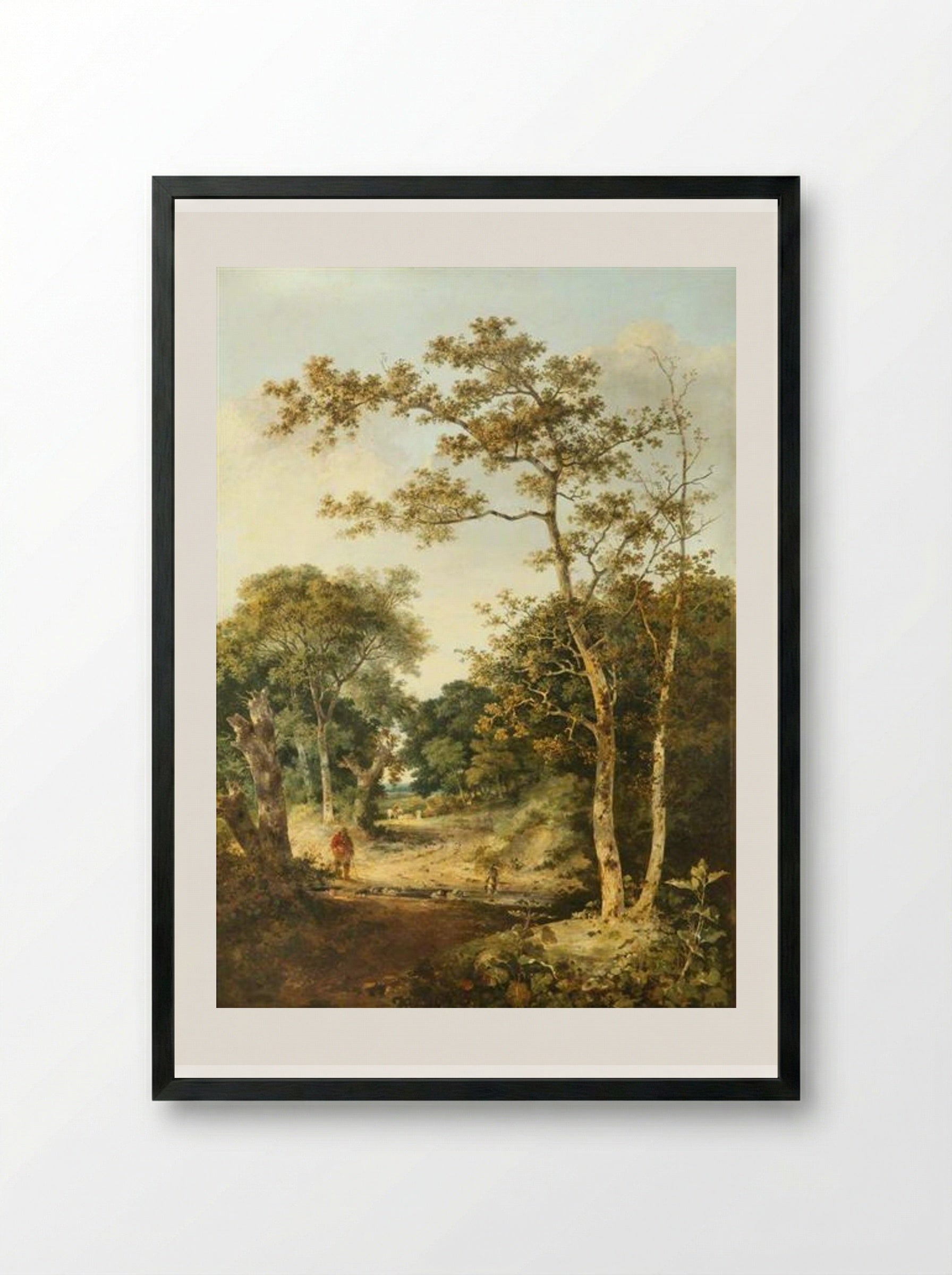 Marlingford Grove - John Crome - Framed Print Black