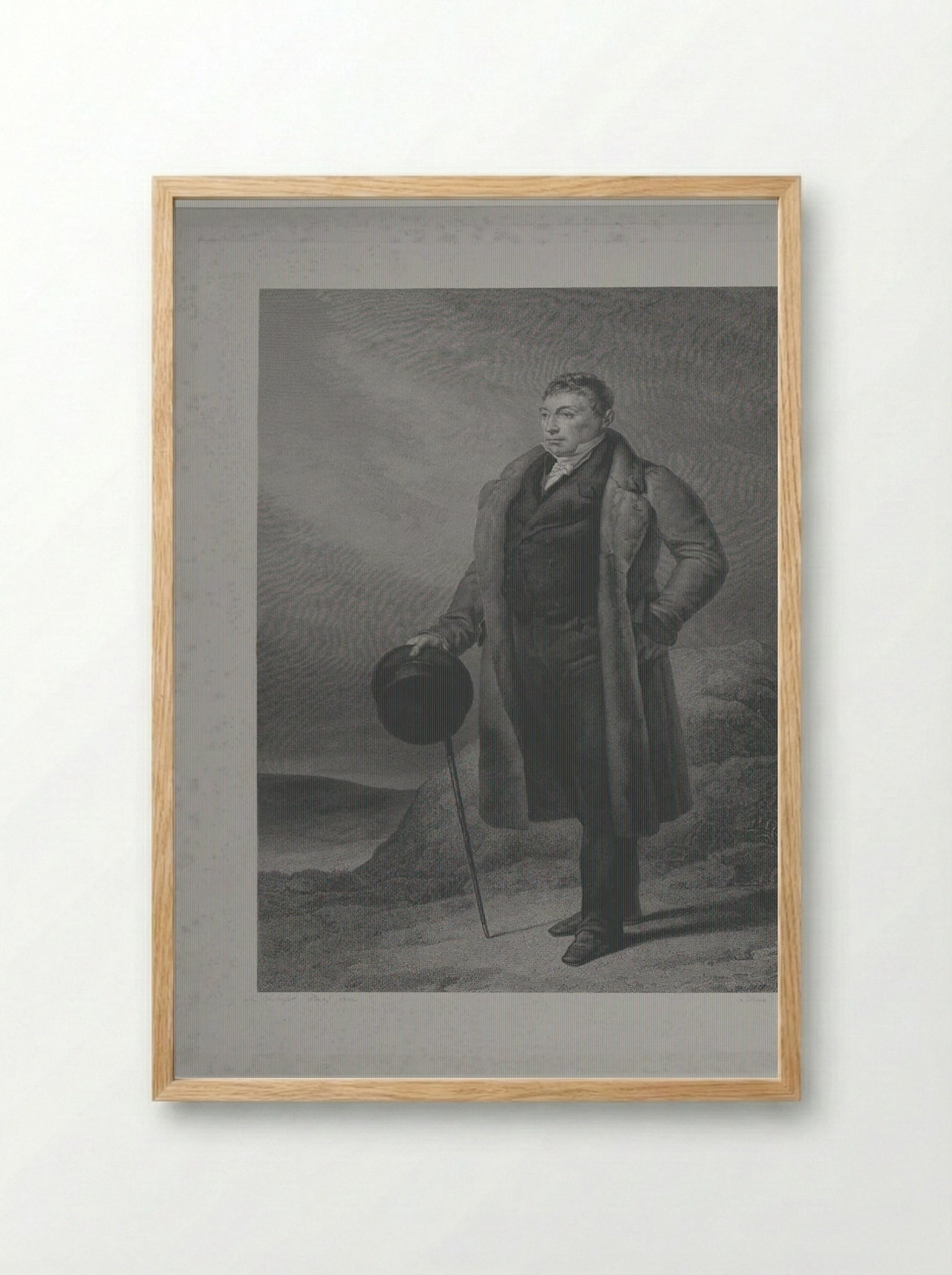Marquis de Lafayette - Jean Marie Leroux - Framed Print Wood