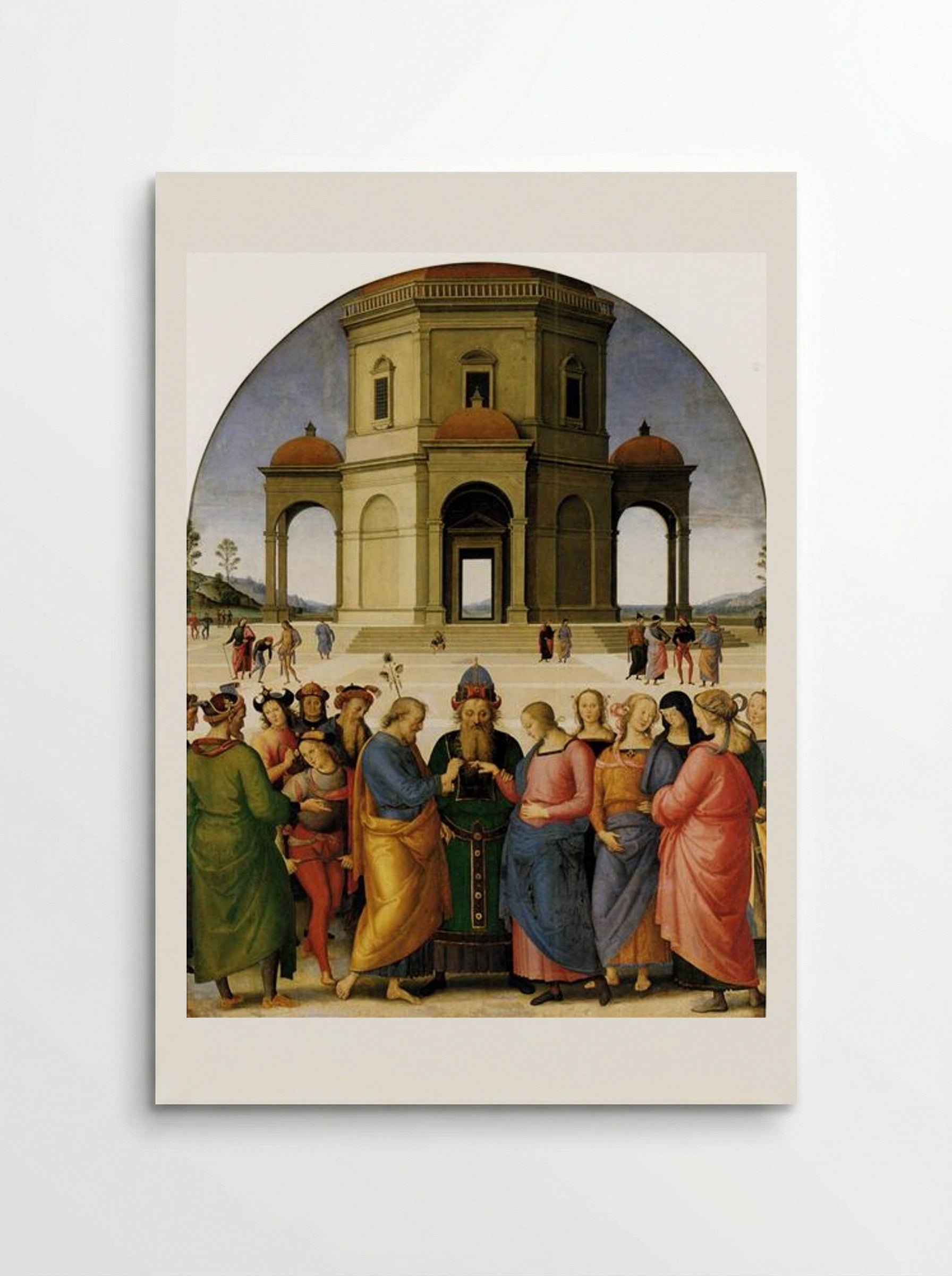 Marriage of the Virgin - Pietro Perugino - Poster