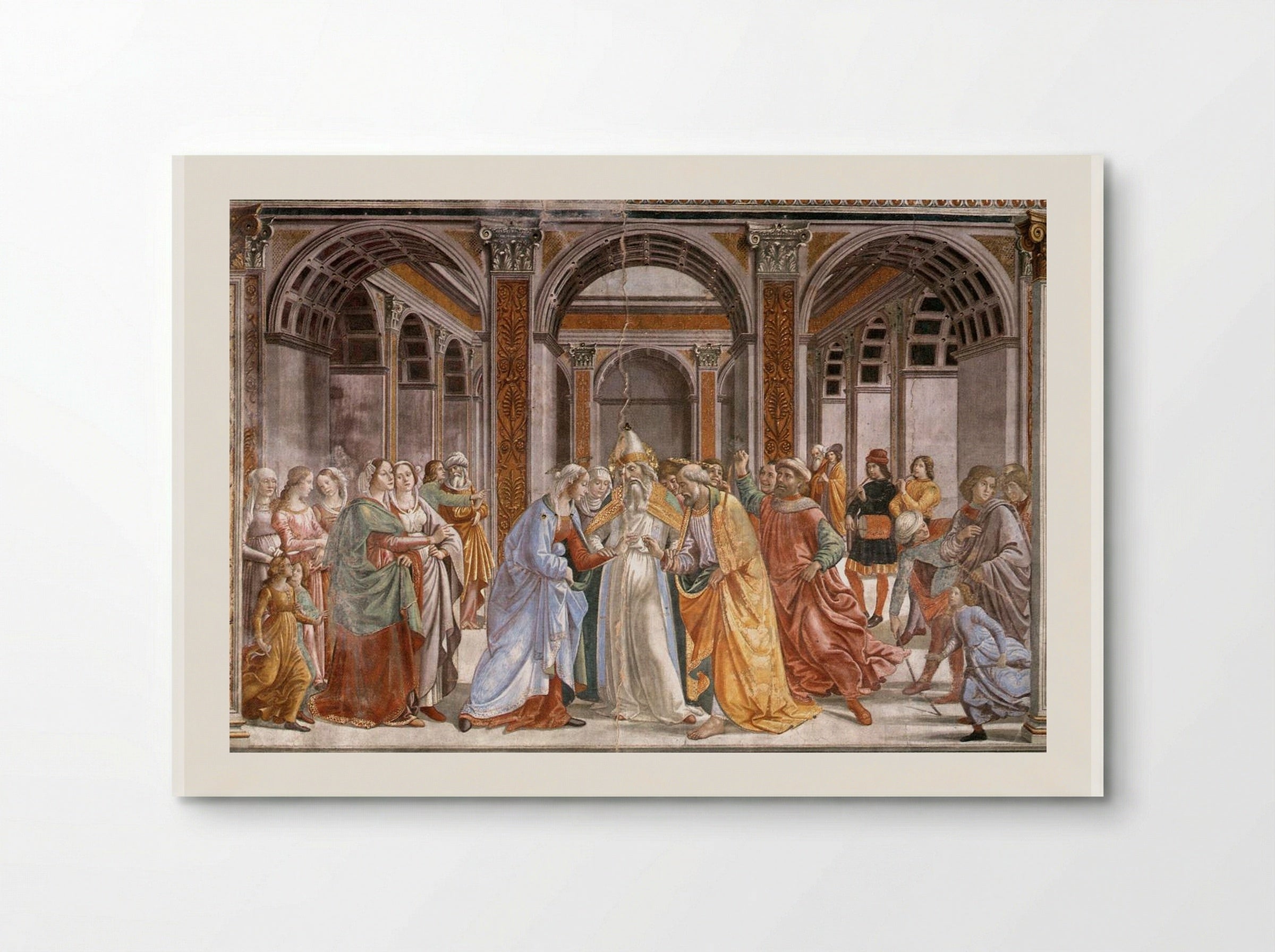 Marriage of the Virgin - Domenico Ghirlandaio - Poster