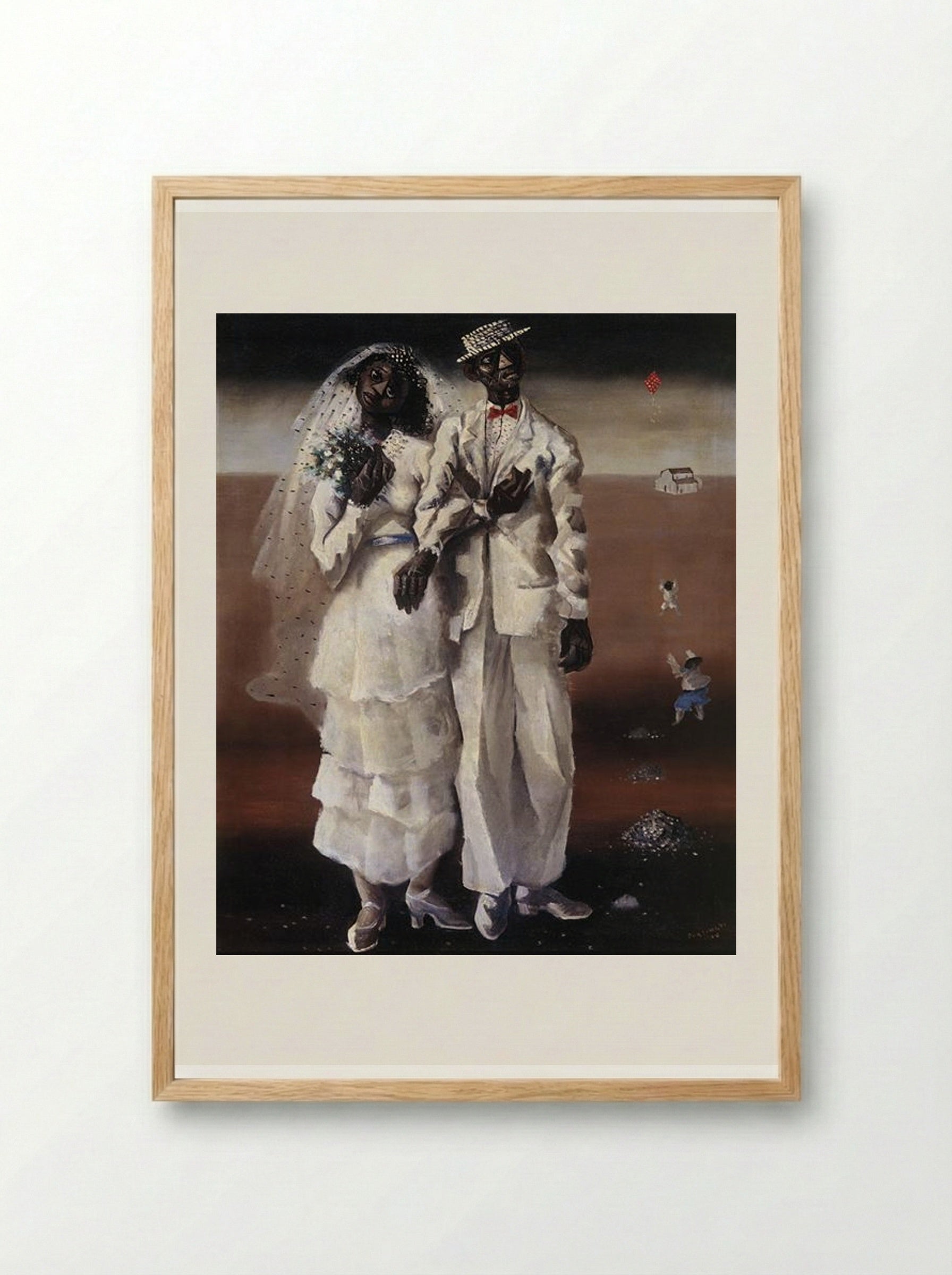 Marriage on the Farm - Candido Portinari - Framed Print Wood