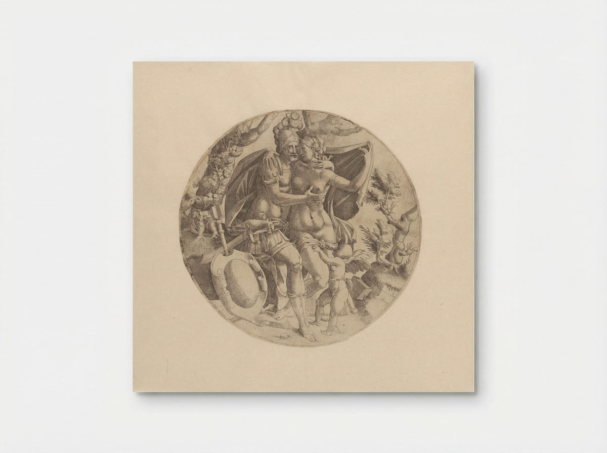 Mars, Venus and Cupid - Jean Mignon - Poster