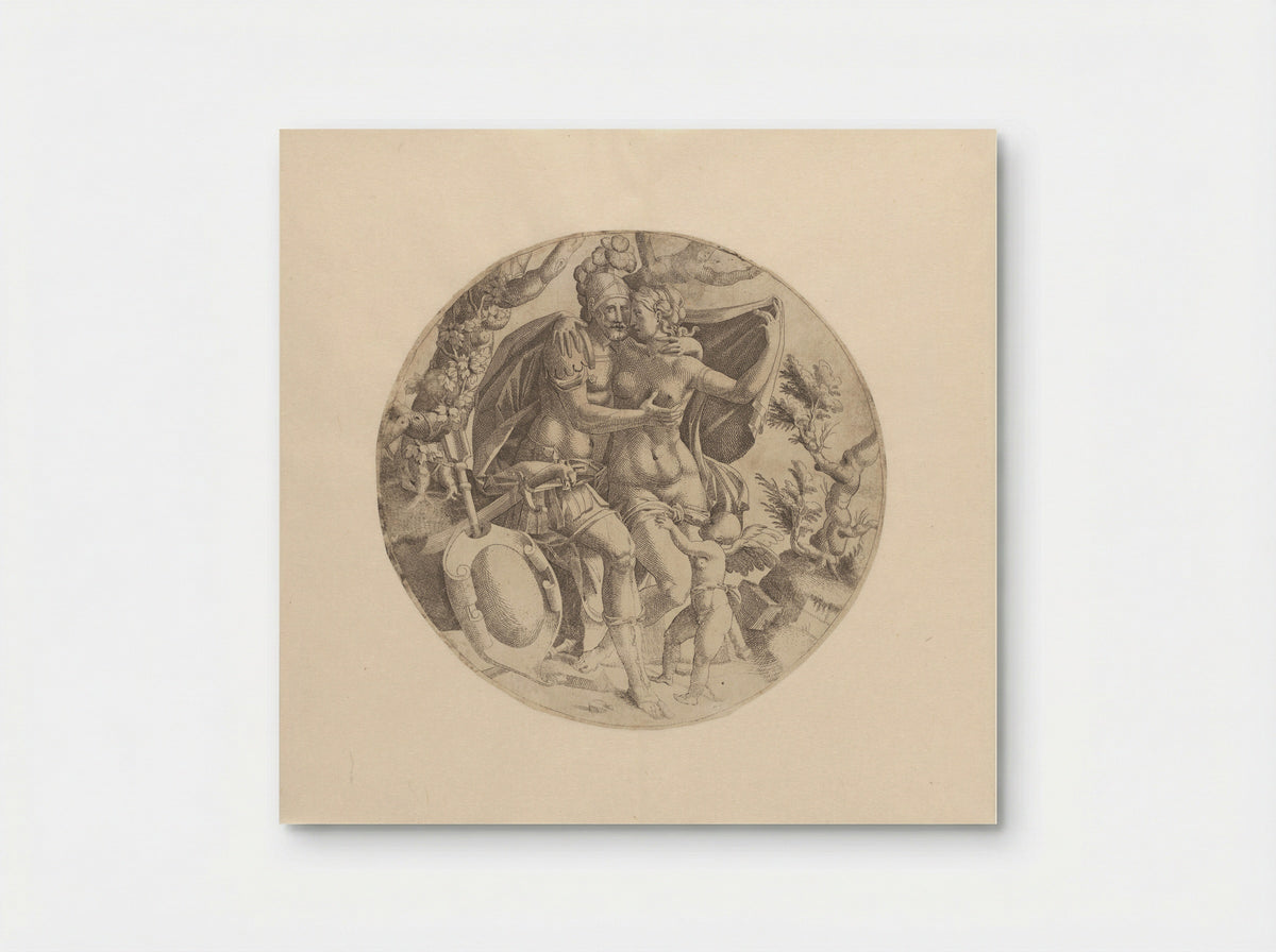 Mars, Venus and Cupid - Jean Mignon - Poster