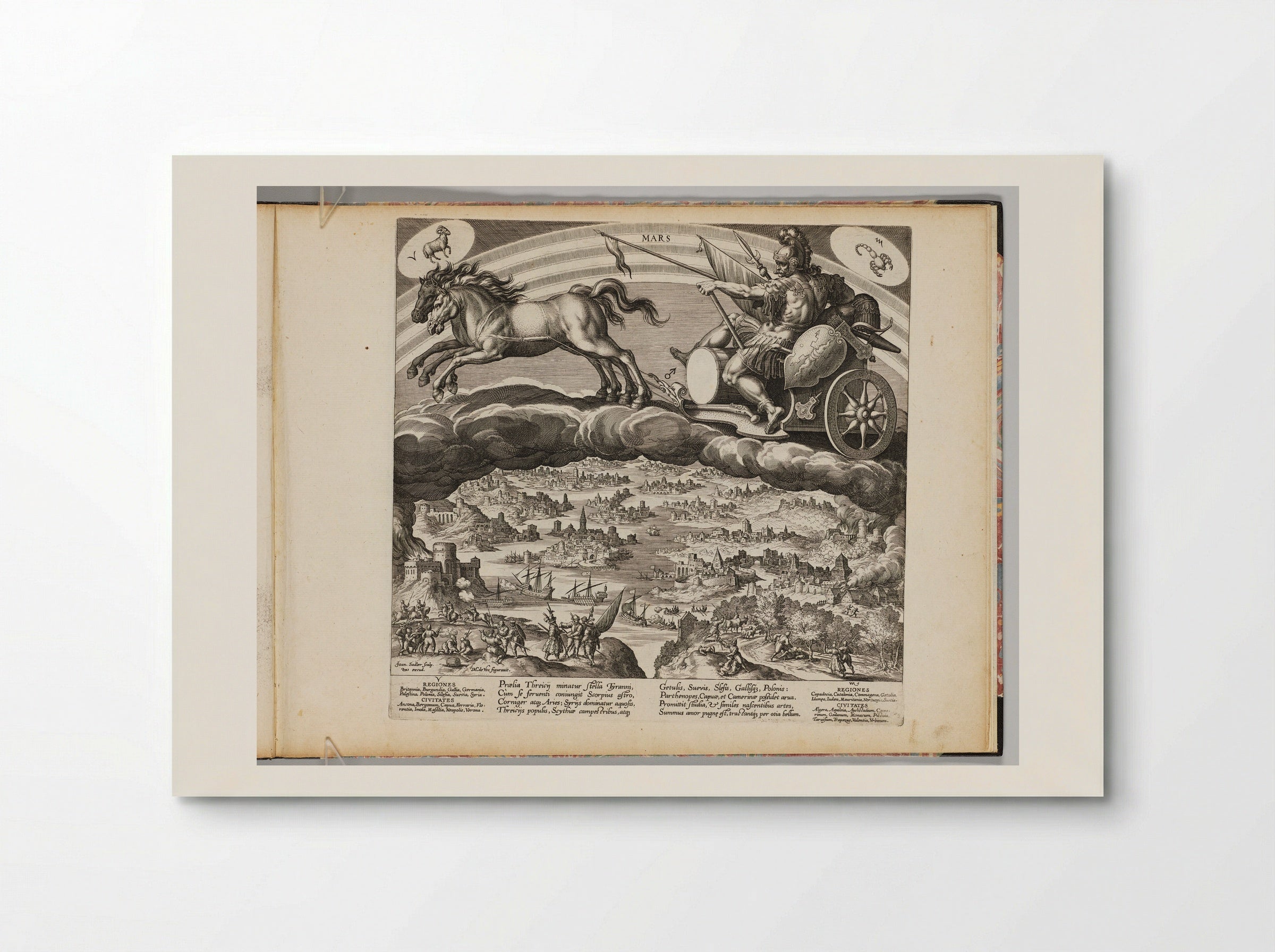 Mars - Johann Sadeler I - Poster
