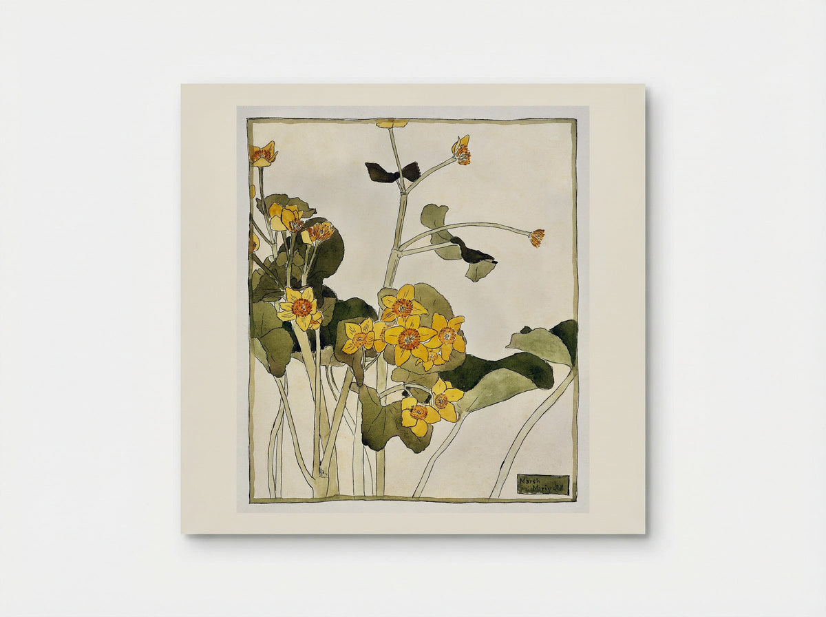 Marsh Marigold (1915) - Hannah Borger Overbeck - Poster
