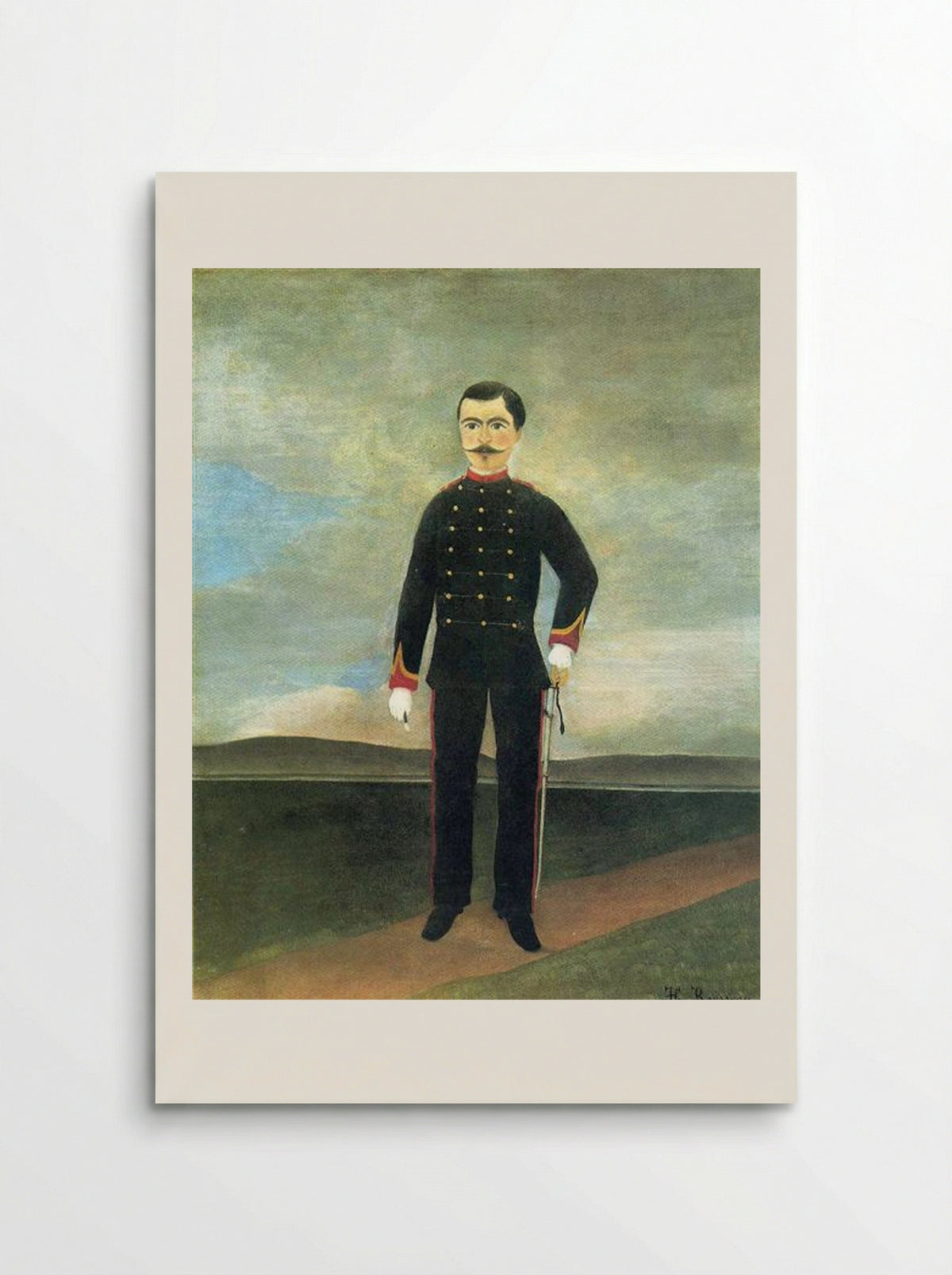 Marshal des Logis Frumence Biche of the 35th Artillery - Henri Rousseau - Poster