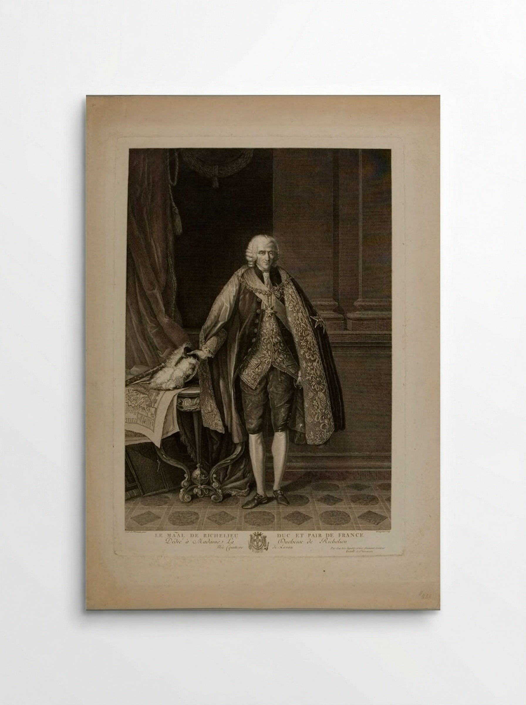 Marshall Richelieu, Duke and Peer of France - Vincenzo Vangelisti - Poster