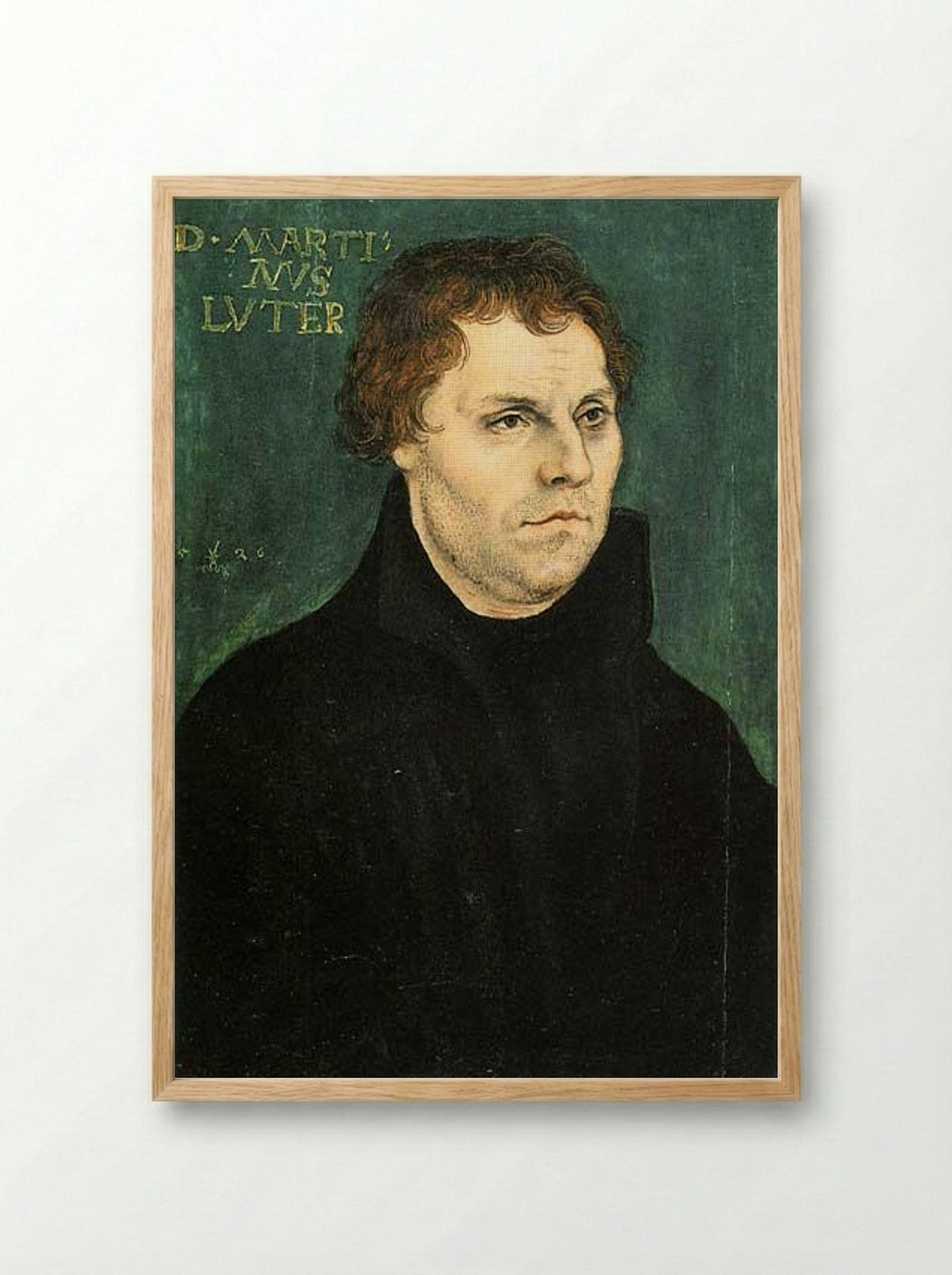 Martin Luther - Lucas Cranach the Elder - Framed Print Wood