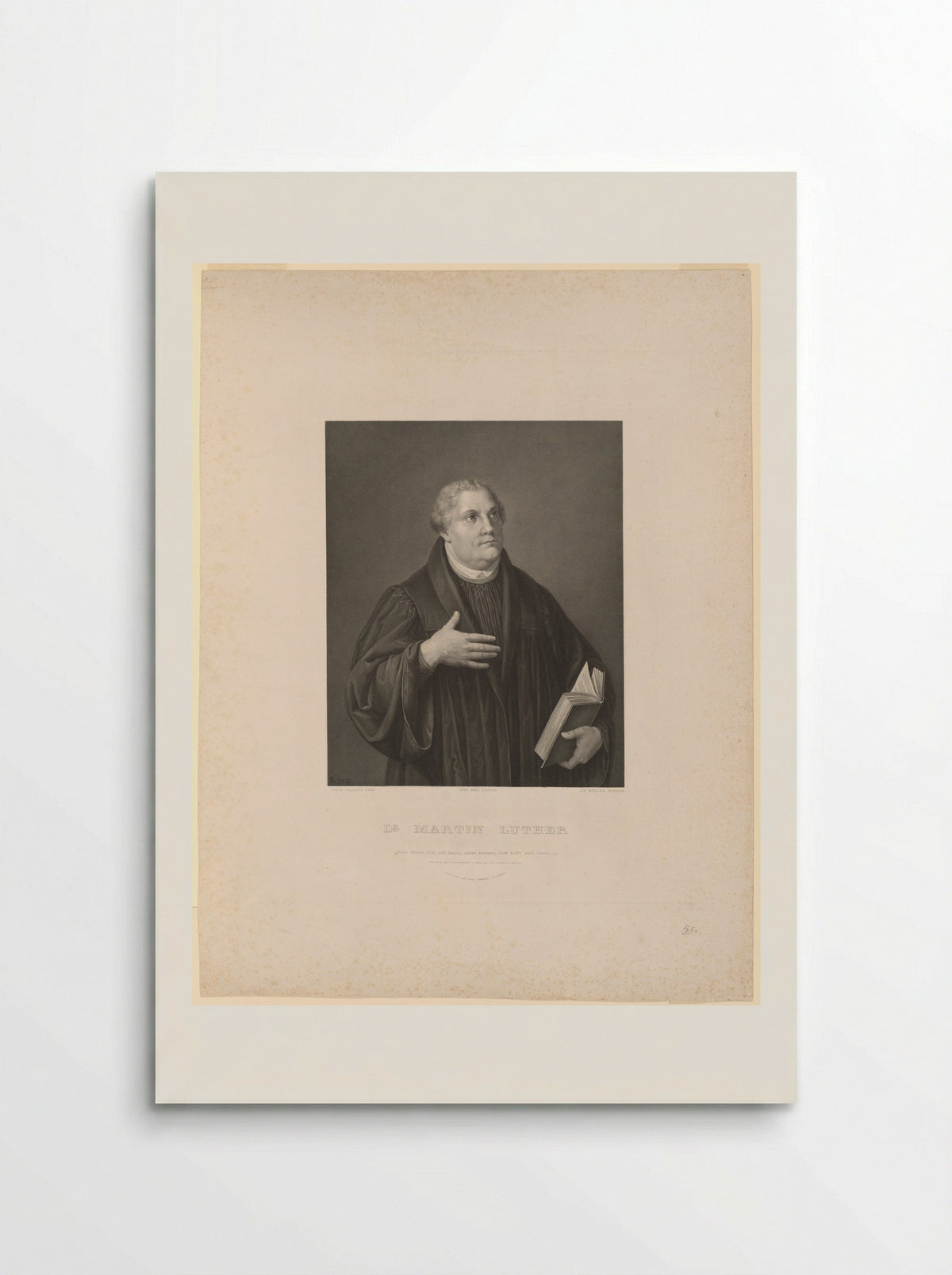 Martin Luther - Johann Friedrich Müller - Poster