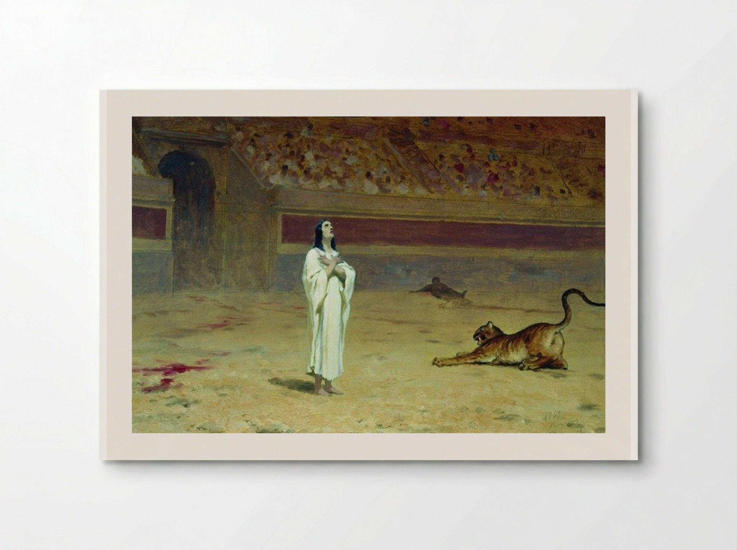 Martyr in the Circus - Fyodor Bronnikov - Poster